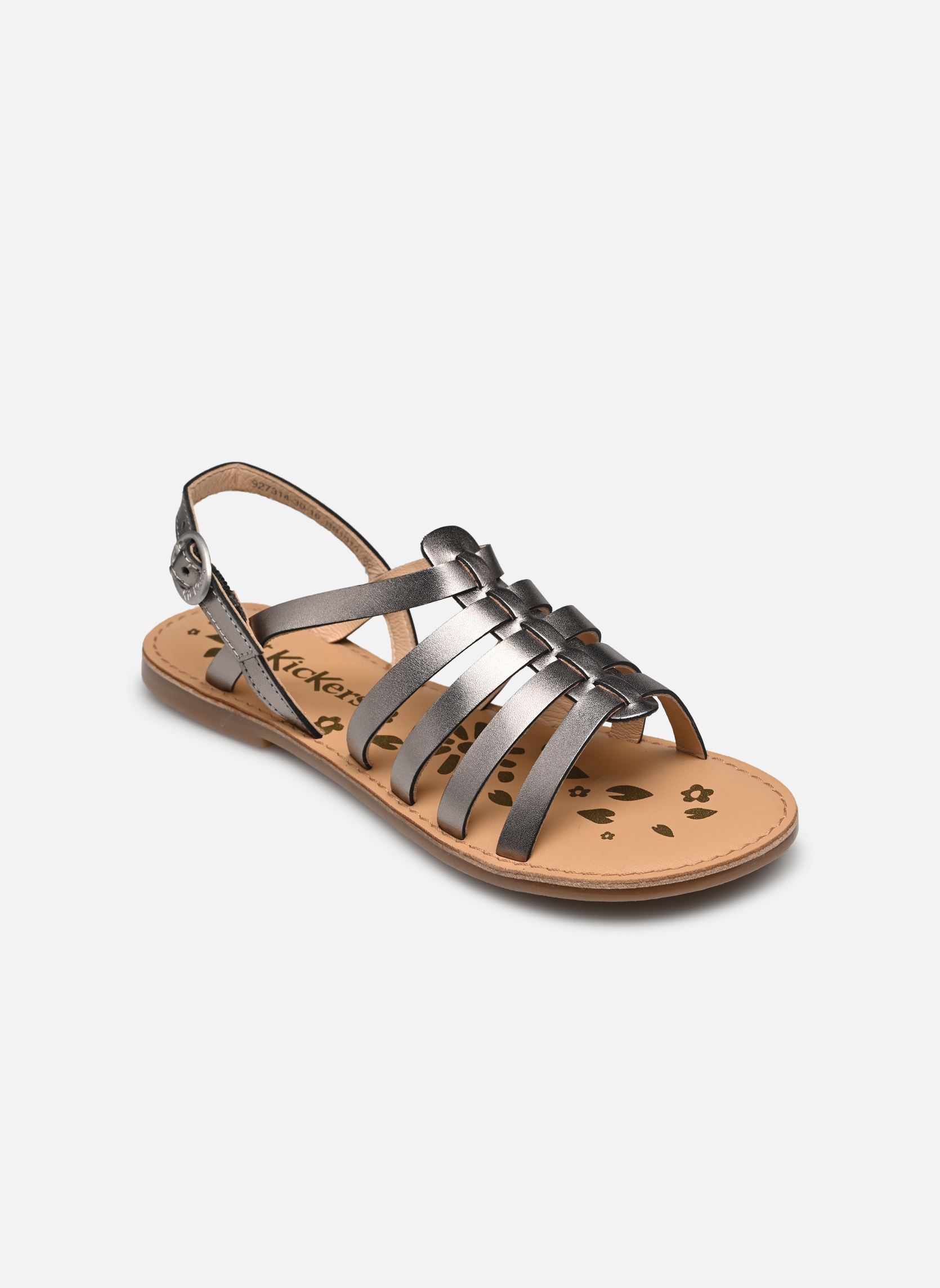 Sandales Dixon fille argent Kickers Sandales Dixon fille argent ARGENT N