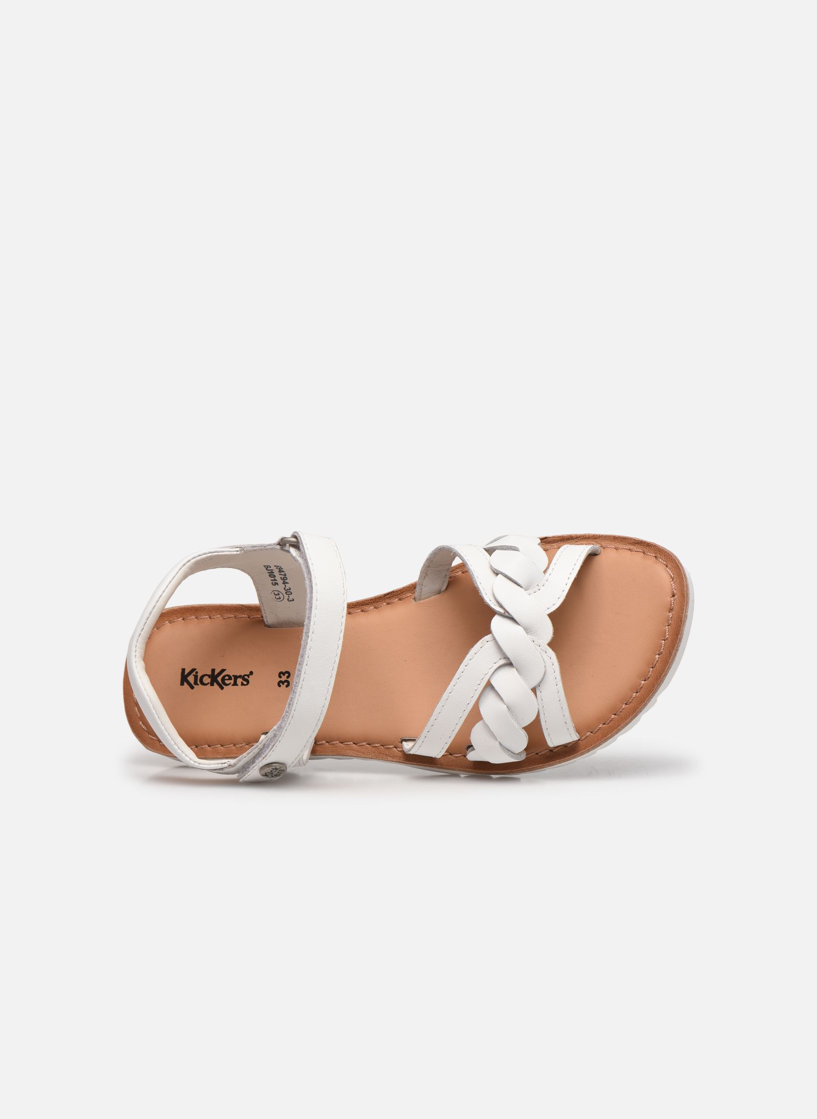 Sandalen Betty E mädchen weiß Kickers Sandalen Betty E mädchen weiß BLANC 2