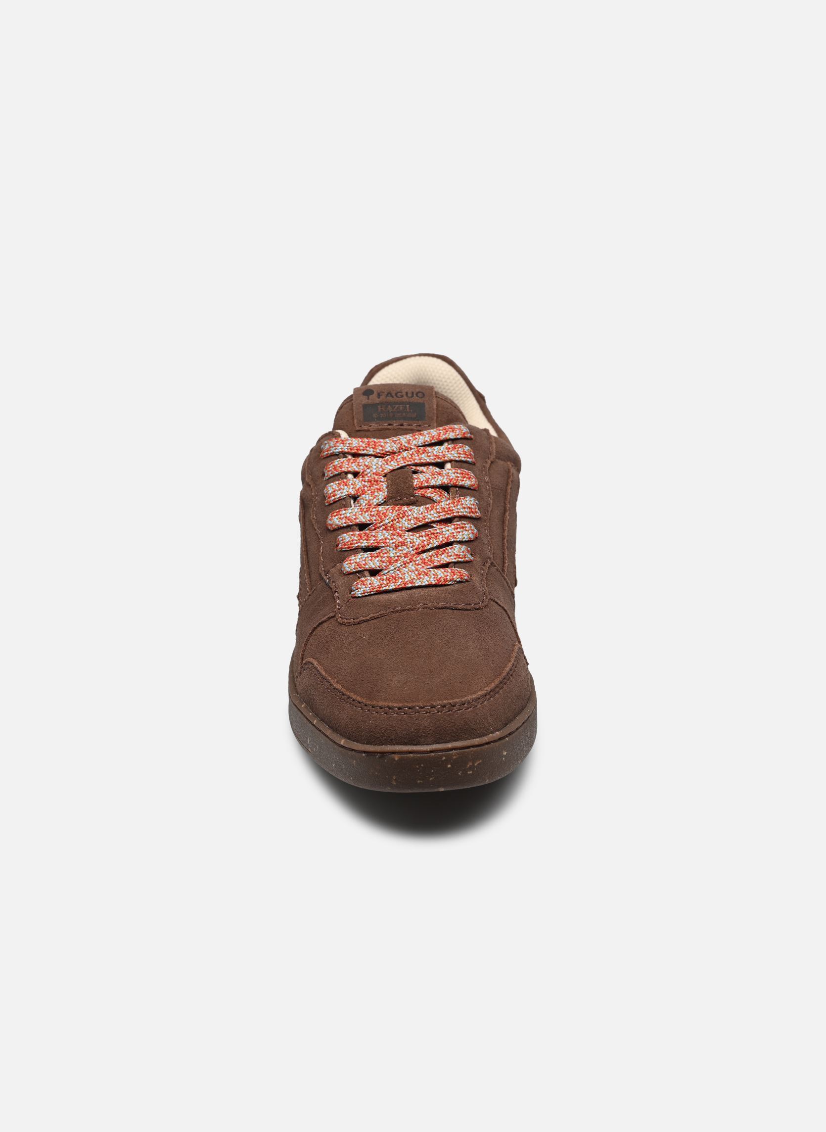 Sneakers basse Hazel Leather Suede uomo marrone Faguo Sneakers basse Hazel Leather Suede uomo marrone DARK CAMEL