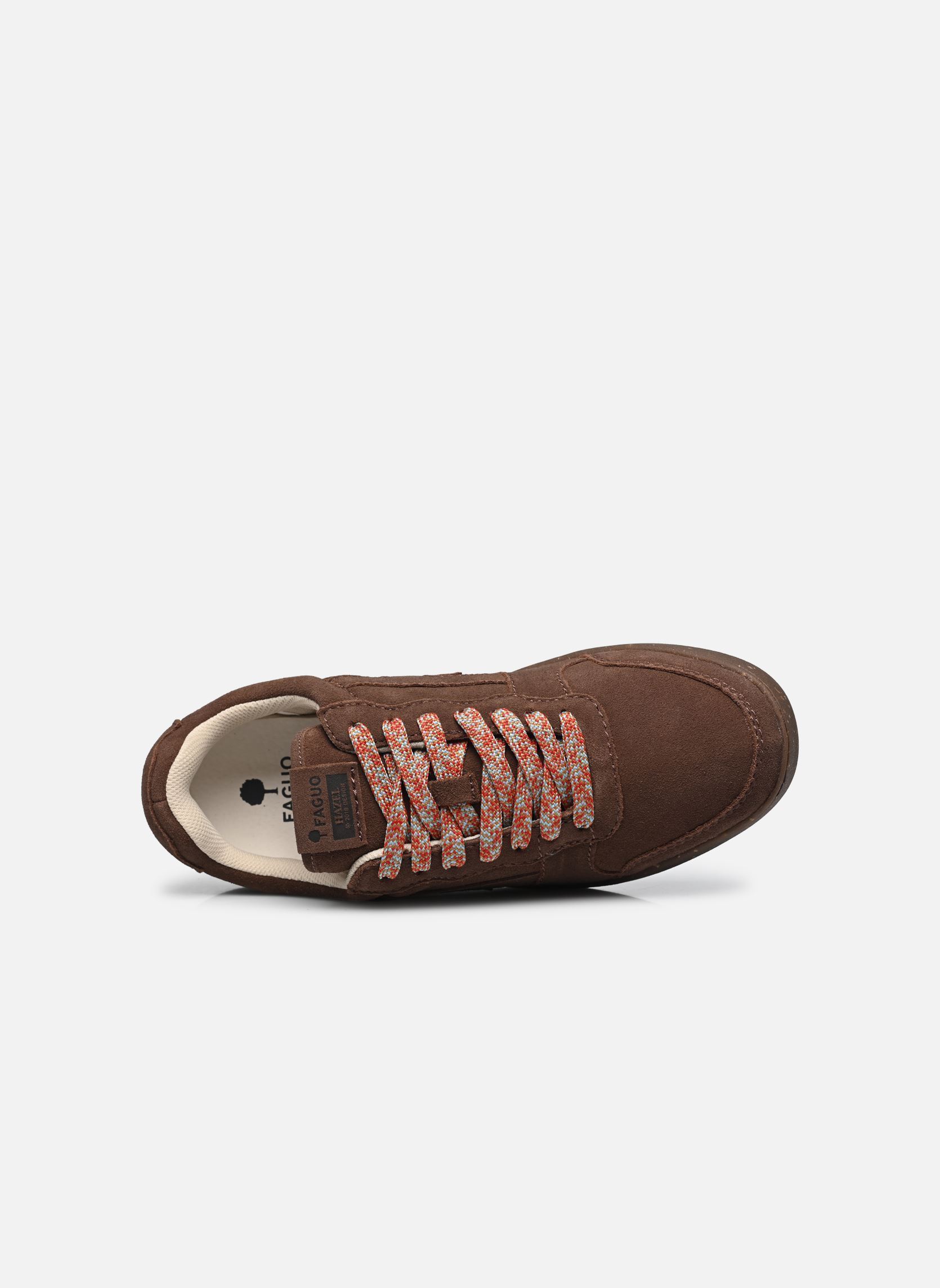 Sneakers basse Hazel Leather Suede uomo marrone Faguo Sneakers basse Hazel Leather Suede uomo marrone DARK CAMEL
