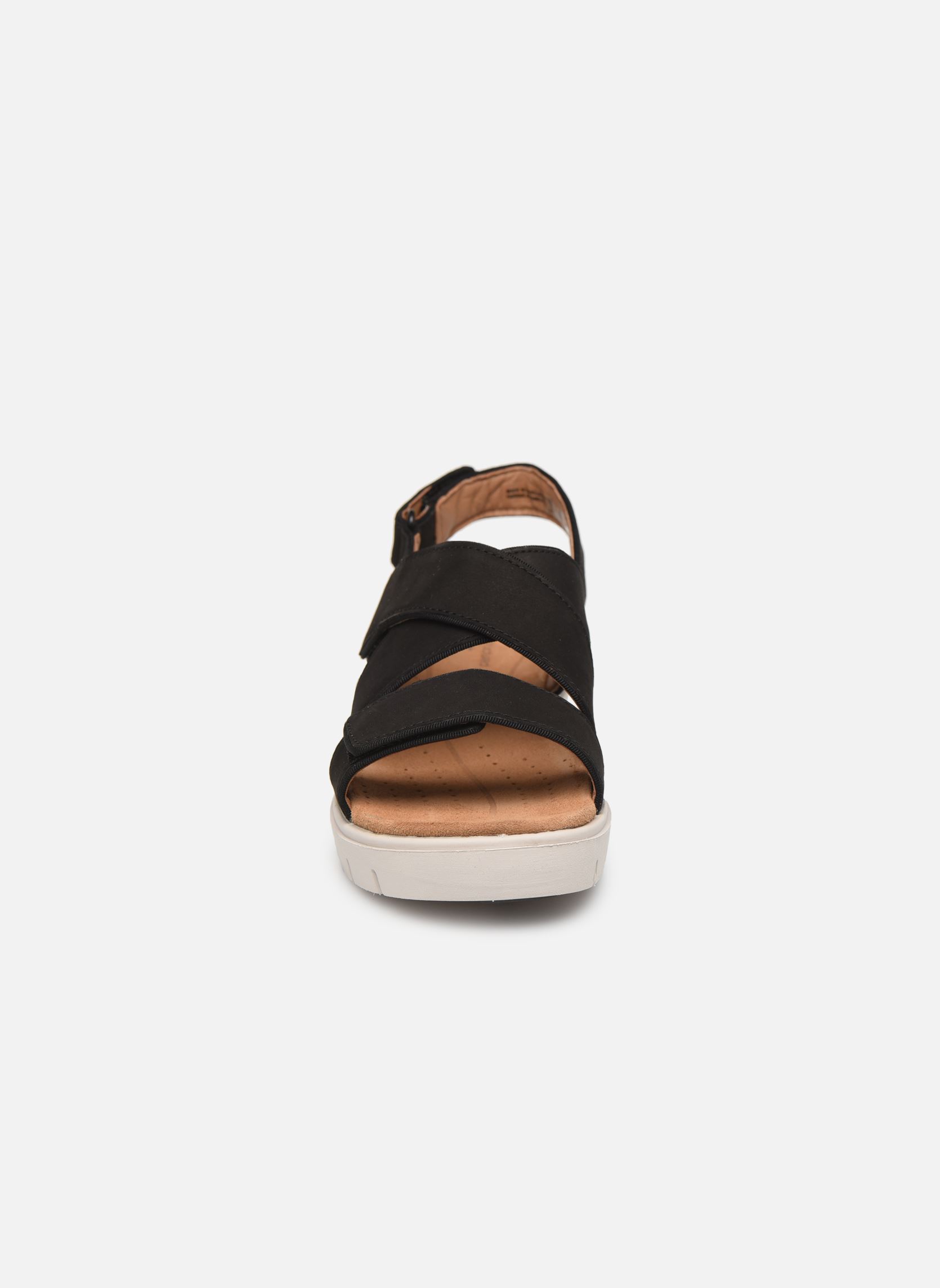 Sandales compensées et plateformes UN KARELY DEW femme noir Clarks Unstructured Sandales compensées et plateformes UN KARELY DEW femme noir BLACK NUBUCK