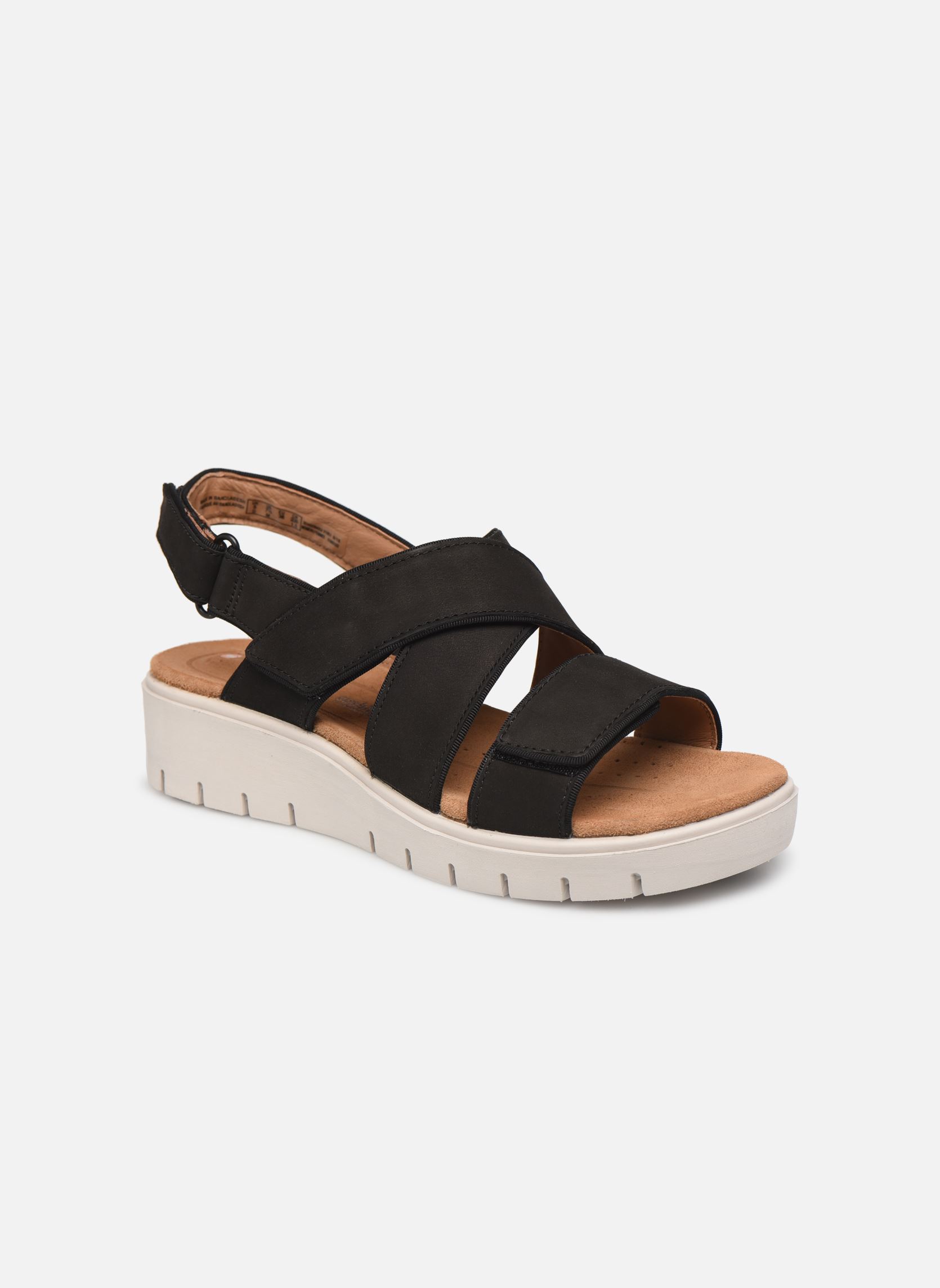 Sandales compensées et plateformes UN KARELY DEW femme noir Clarks Unstructured Sandales compensées et plateformes UN KARELY DEW femme noir BLACK NUBUCK