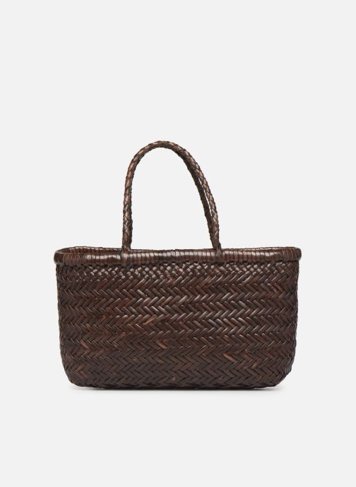 Sacs à main Dragon Diffusion MINI FLAP GORA Marron vue détail/paire