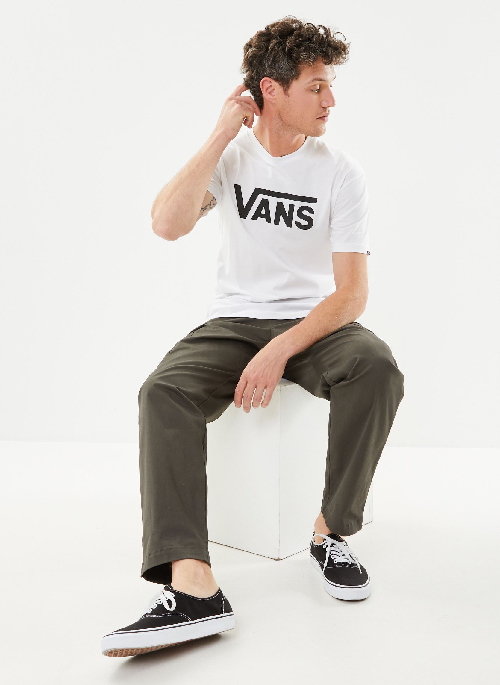 T-Shirts Vans Classic herren weiß Vans T-Shirts Vans Classic herren weiß WHITEBLACK