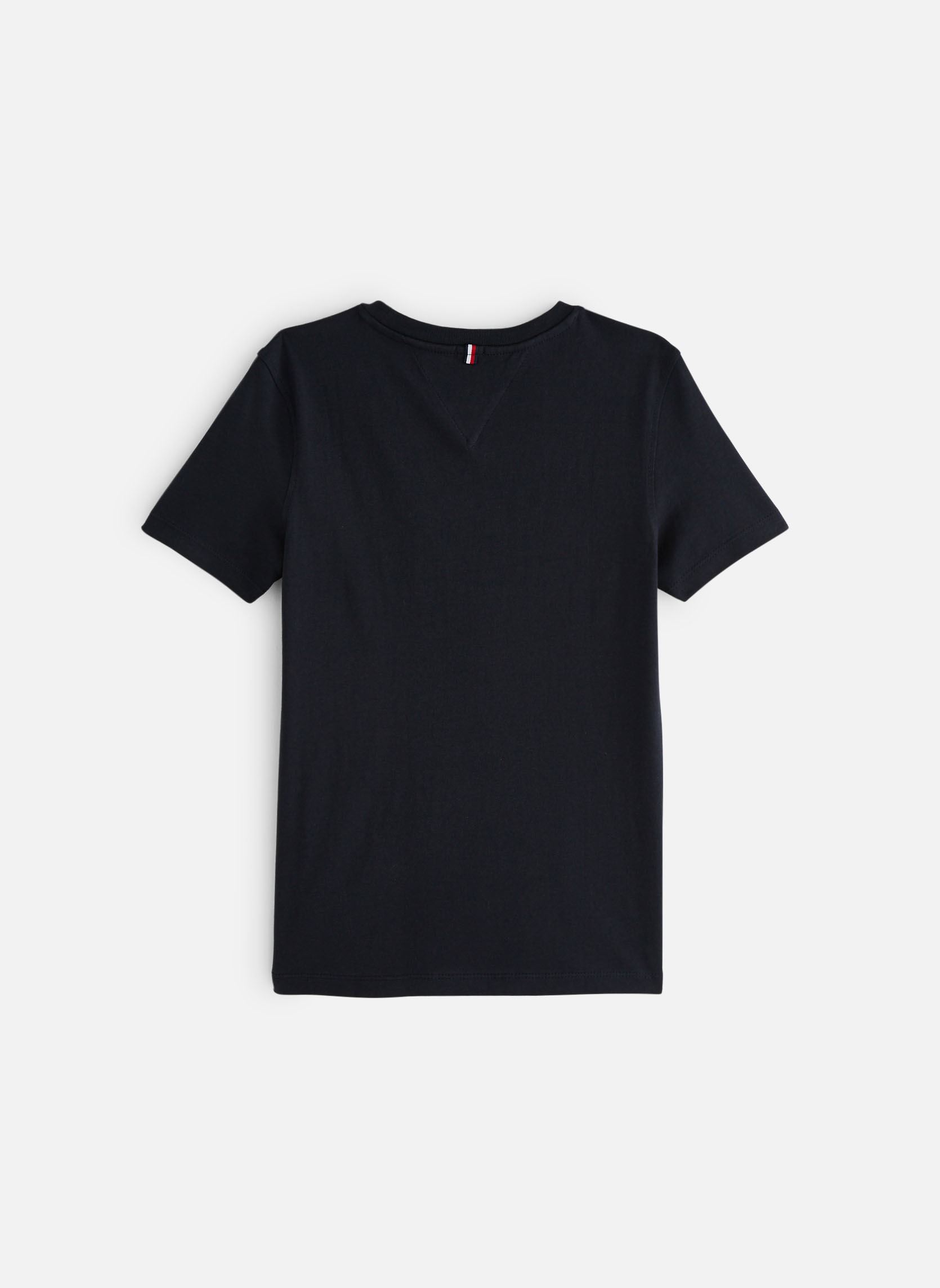 Tee-shirts Boys Basic Cn Knit S garçon bleu Tommy Hilfiger Tee-shirts Boys Basic Cn Knit S garçon bleu Sky captain
