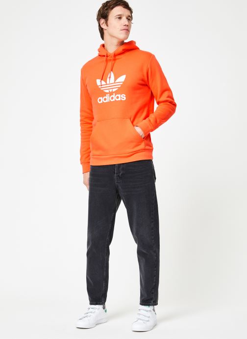 adidas originals Trefoil Hoodie (Oranje) - Kleding chez Sarenza (365257)