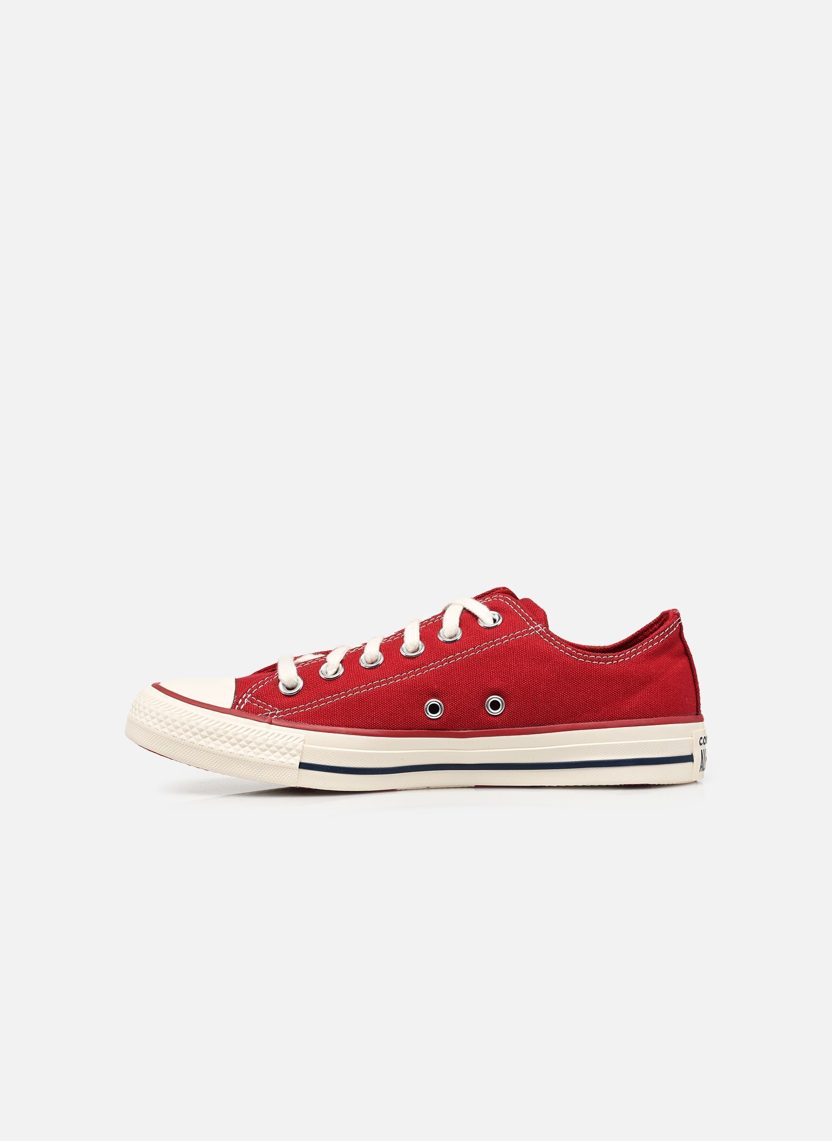 Leinen-Sneaker Chuck Taylor All Star Hearts Ox damen rot Converse Leinen-Sneaker Chuck Taylor All Star Hearts Ox damen rot Days Ahead/Egret/Navy