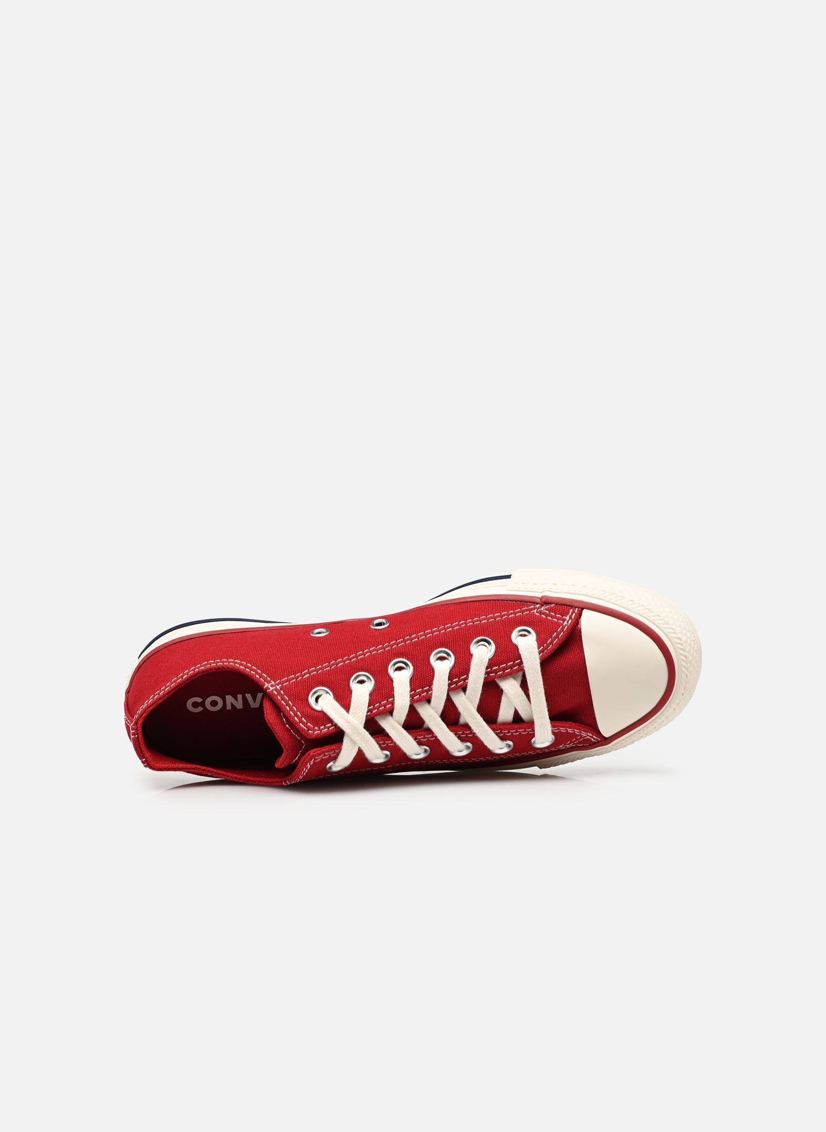 Leinen-Sneaker Chuck Taylor All Star Hearts Ox damen rot Converse Leinen-Sneaker Chuck Taylor All Star Hearts Ox damen rot Days Ahead/Egret/Navy