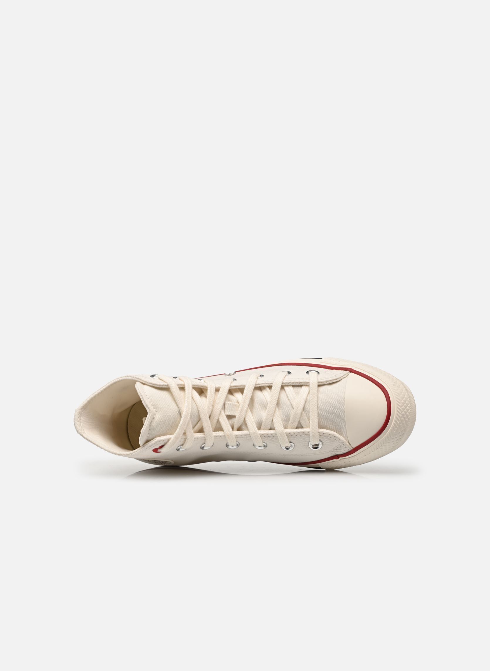 Leinen-Sneaker Chuck Taylor All Star Hearts Hi damen weiß Converse Leinen-Sneaker Chuck Taylor All Star Hearts Hi damen weiß Vintage White/Egret/Days Ahead