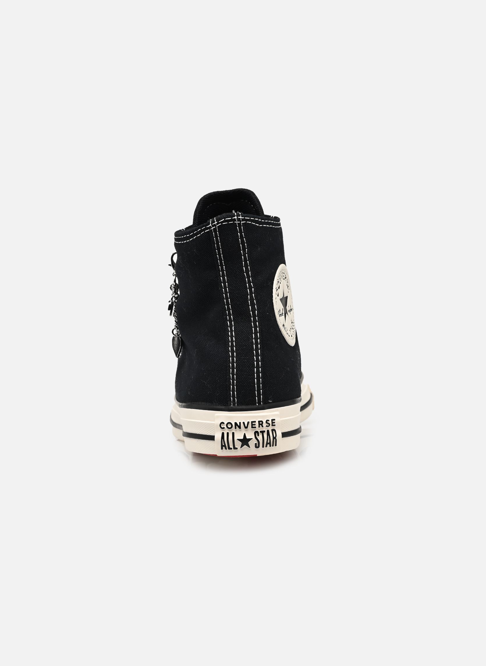 Leinen-Sneaker Chuck Taylor All Star Hearts Hi damen schwarz Converse Leinen-Sneaker Chuck Taylor All Star Hearts Hi damen schwarz Black/Egret/Days Ahead