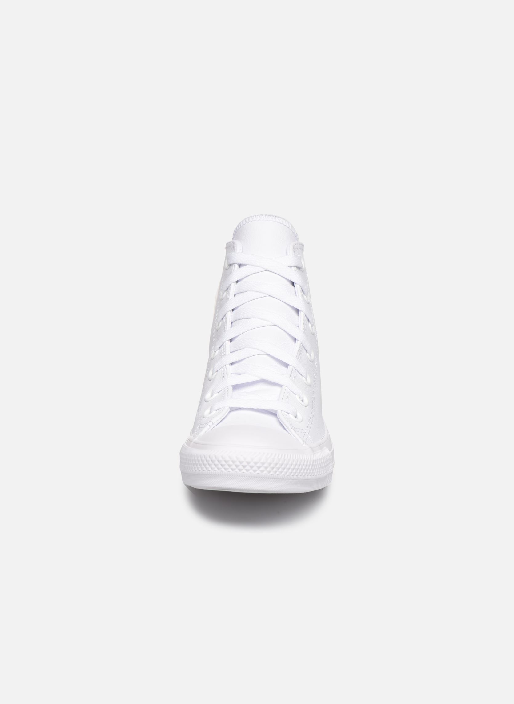 Knöchelhohe Sneaker Chuck Taylor All Star Hi weiß Converse Knöchelhohe Sneaker Chuck Taylor All Star Hi weiß WHITE MONOCHROME
