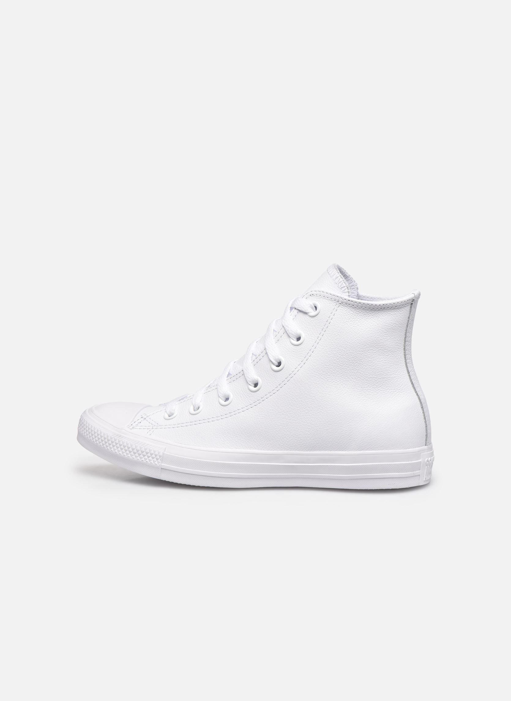 Knöchelhohe Sneaker Chuck Taylor All Star Hi weiß Converse Knöchelhohe Sneaker Chuck Taylor All Star Hi weiß WHITE MONOCHROME