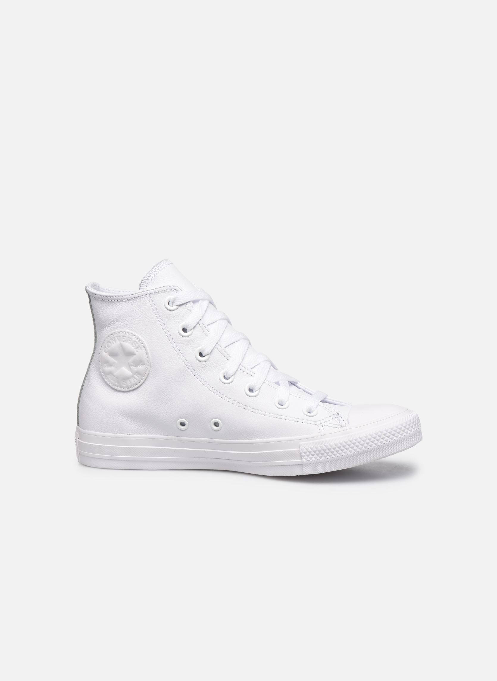 Knöchelhohe Sneaker Chuck Taylor All Star Hi weiß Converse Knöchelhohe Sneaker Chuck Taylor All Star Hi weiß WHITE MONOCHROME