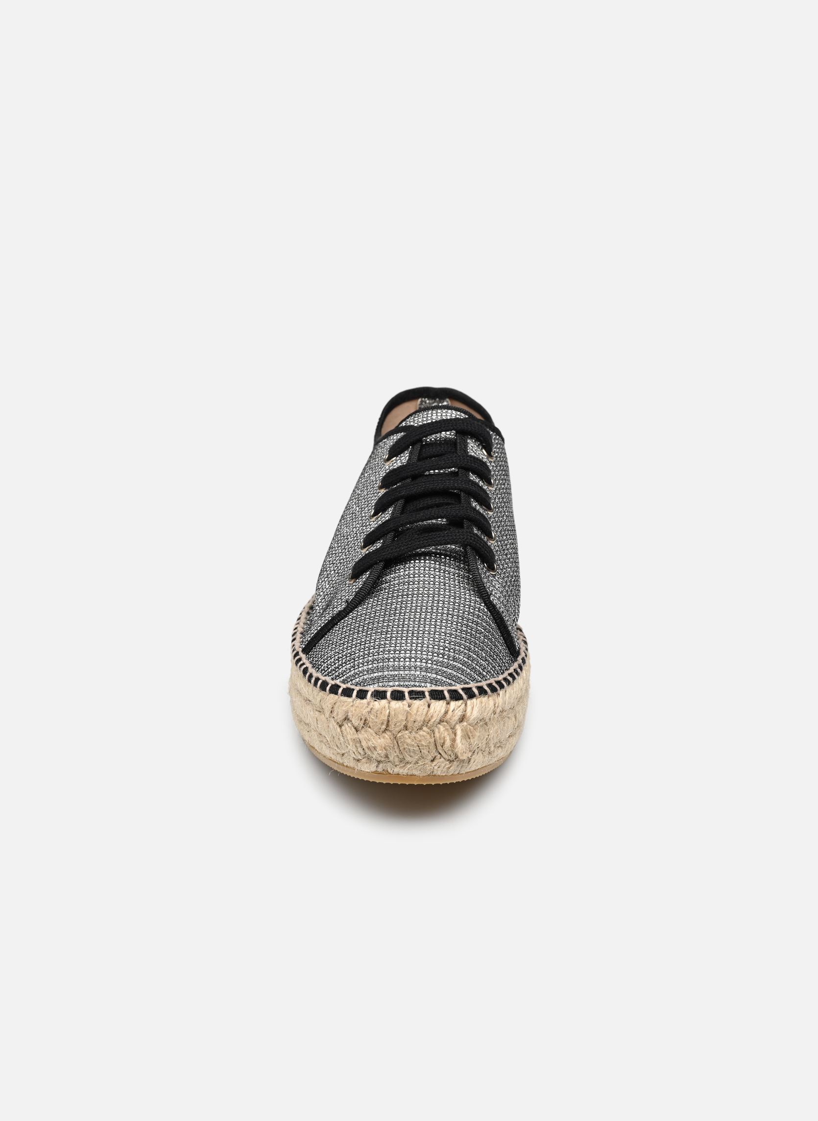 Espadrillas con zeppa e plateau Espadrille Métalisée donna argento La maison de l'espadrille Espadrillas con zeppa e plateau Espadrille Métalisée donna argento ACIER MET