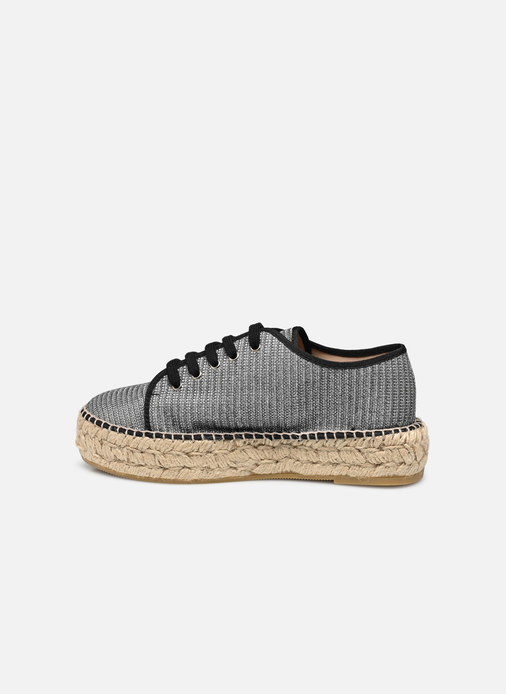 Espadrillas con zeppa e plateau Espadrille Métalisée donna argento La maison de l'espadrille Espadrillas con zeppa e plateau Espadrille Métalisée donna argento ACIER MET