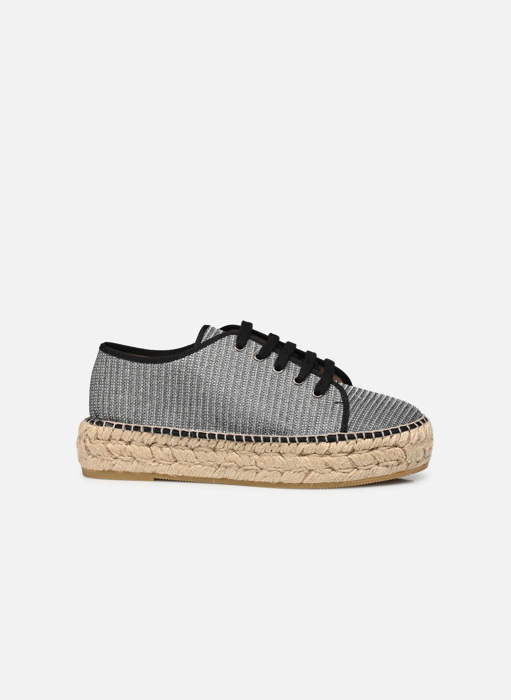 Espadrillas con zeppa e plateau Espadrille Métalisée donna argento La maison de l'espadrille Espadrillas con zeppa e plateau Espadrille Métalisée donna argento ACIER MET