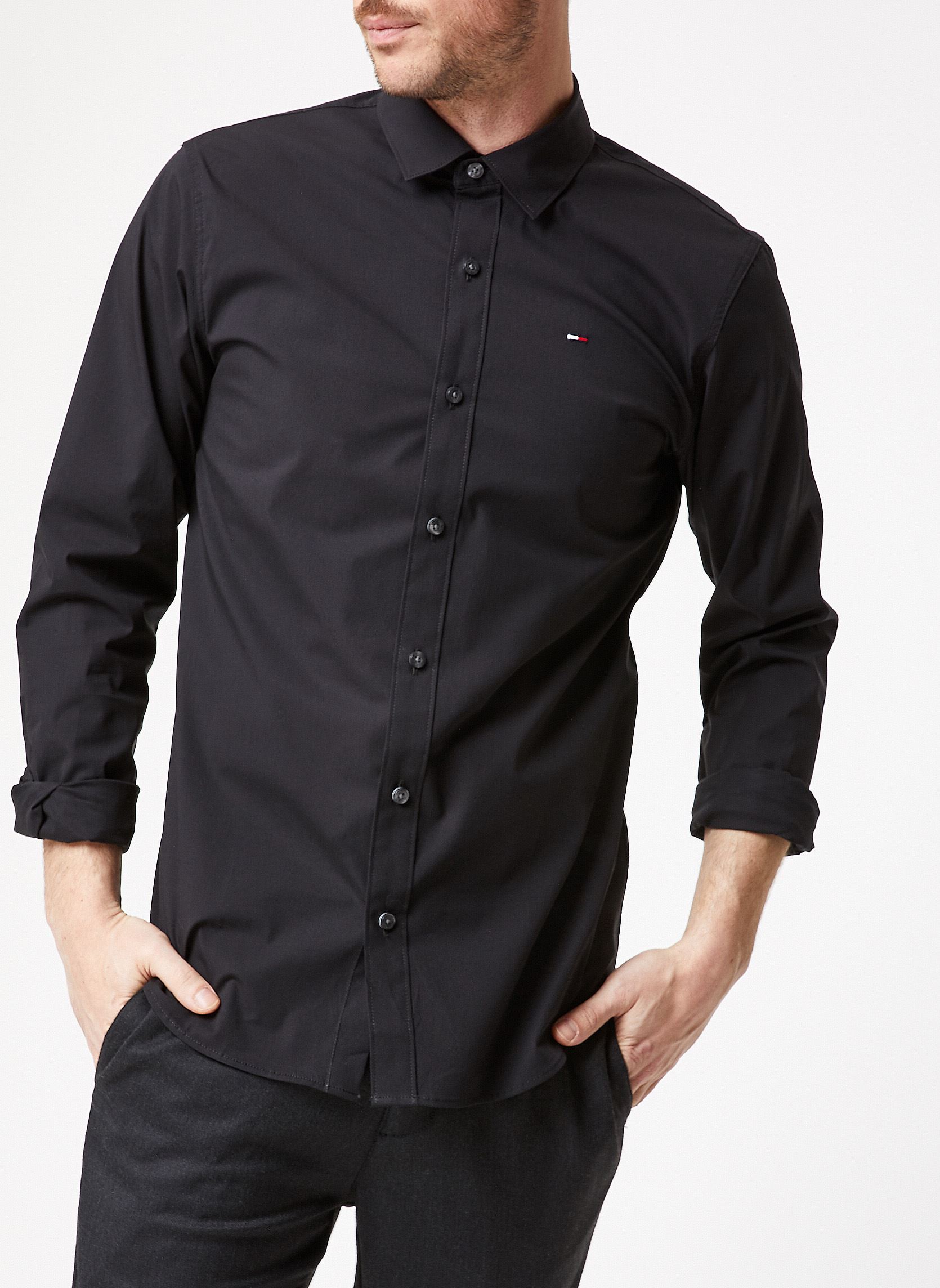 Chemise Tommy Jeans TJM ORIGINAL STRETCH SHIRT EU - vue 8