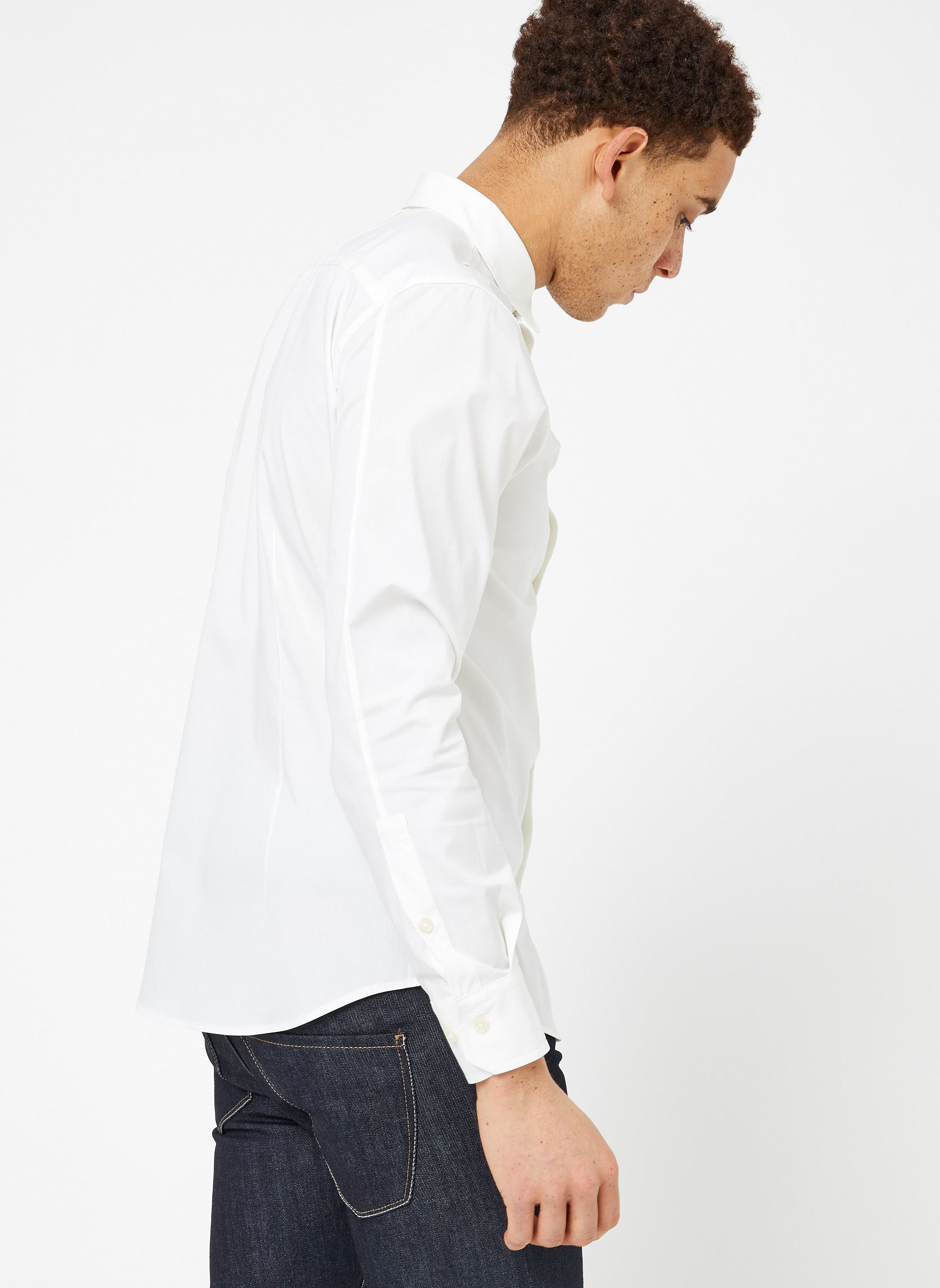 Chemises TJM ORIGINAL STRETCH SHIRT homme blanc Tommy Jeans Chemises TJM ORIGINAL STRETCH SHIRT homme blanc CLASSIC WHITE