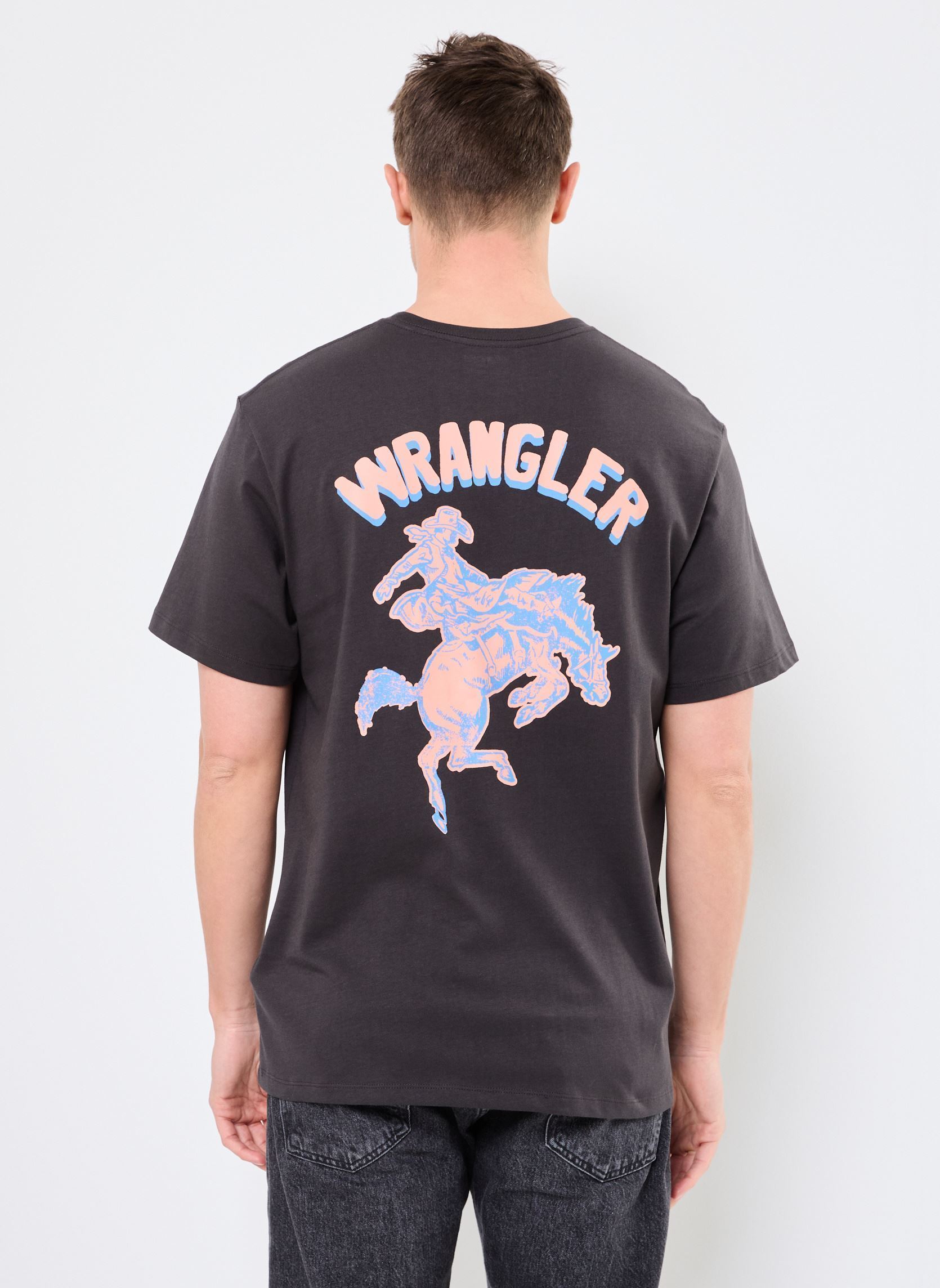 Tee-shirts Graphic Tee homme noir Wrangler Tee-shirts Graphic Tee homme noir FADED BLACK