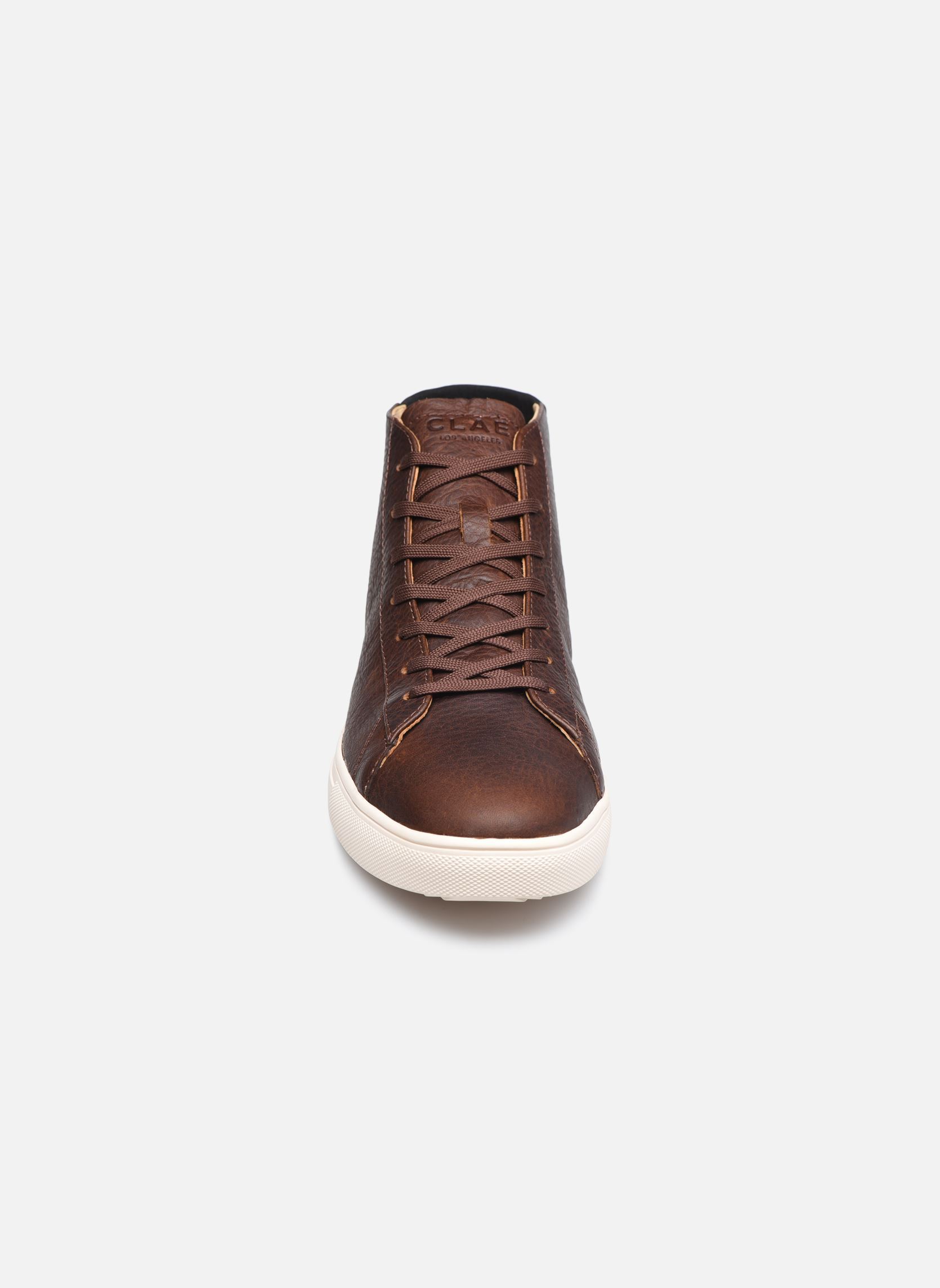 Knöchelhohe Sneaker Bradley Mid M herren braun Clae Knöchelhohe Sneaker Bradley Mid M herren braun COCOA LEATHER