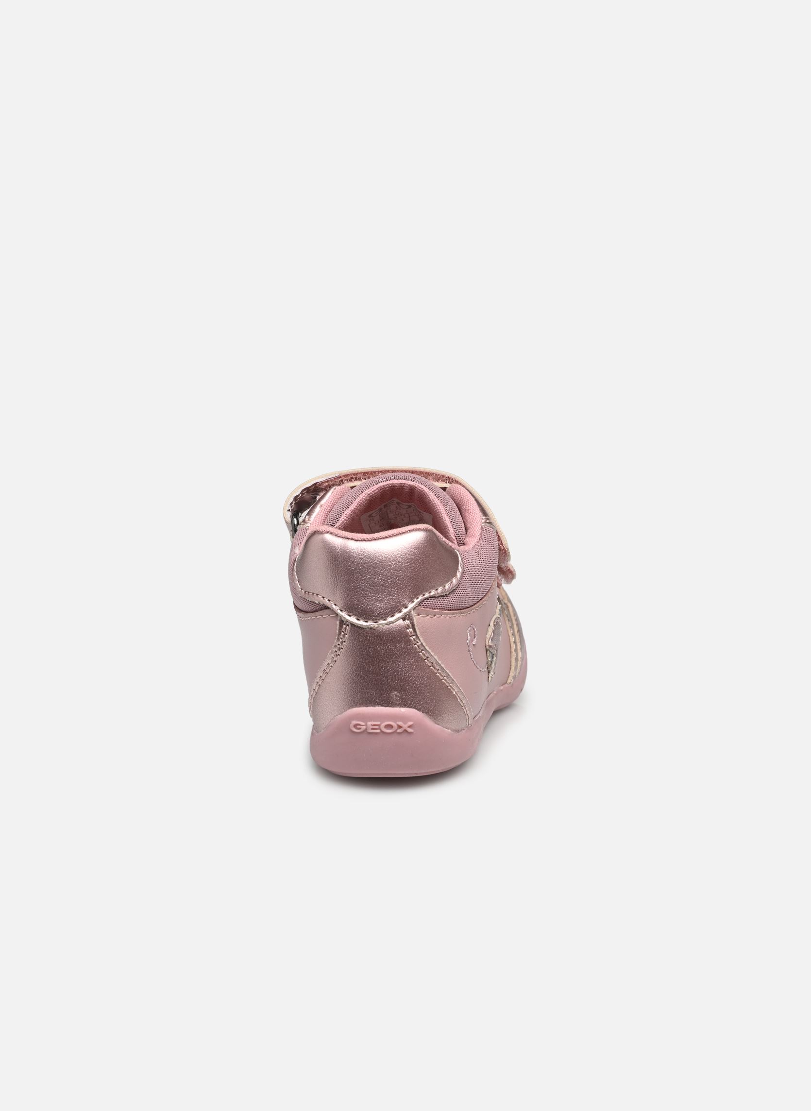 Baskets hautes B Elthan Girl fille rose Geox Baskets hautes B Elthan Girl fille rose Rose/Argent