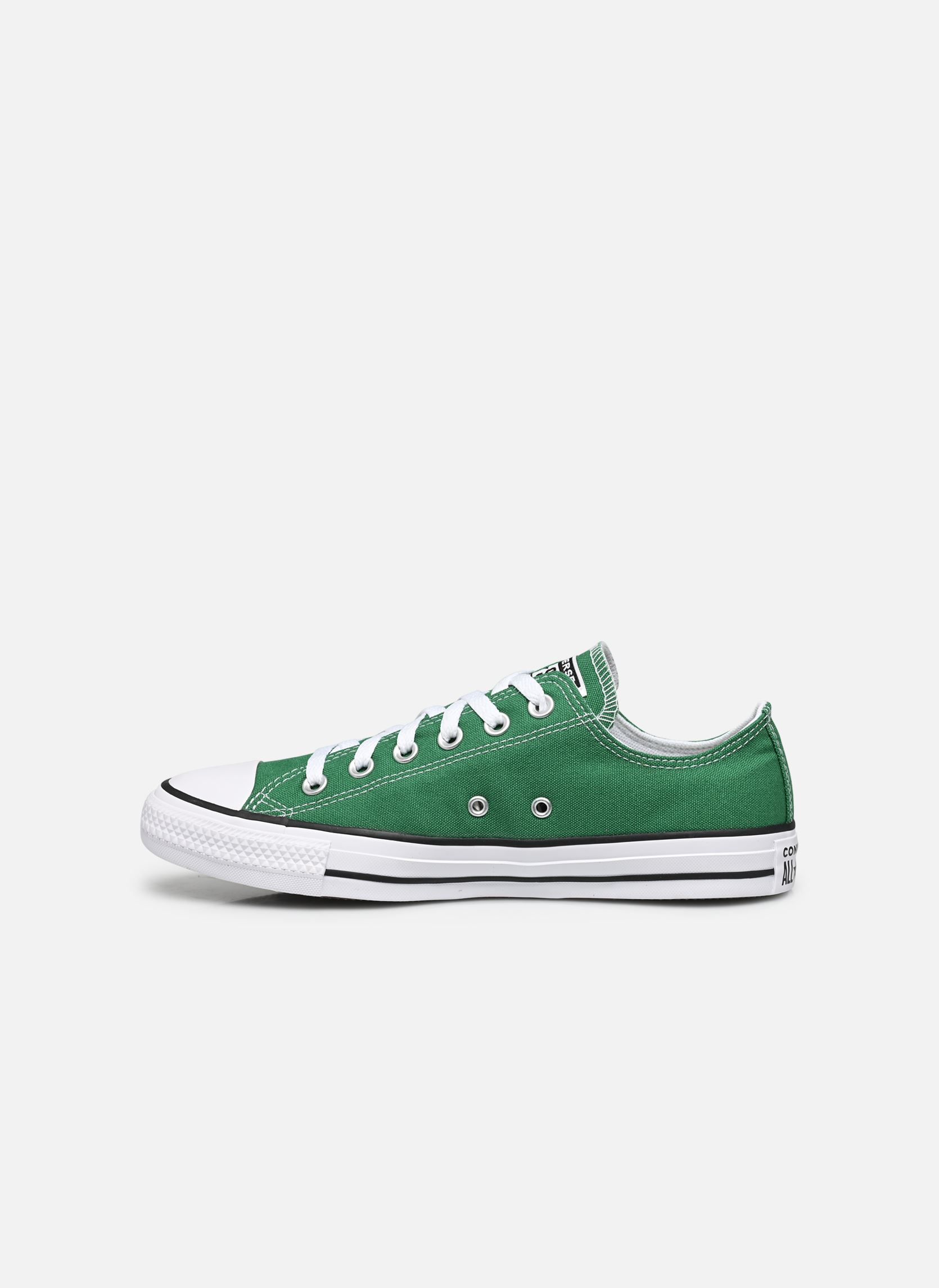Baskets toile Chuck Taylor All Star Seasonal Color Ox femme vert Converse Baskets toile Chuck Taylor All Star Seasonal Color Ox femme vert AMAZON GREEN