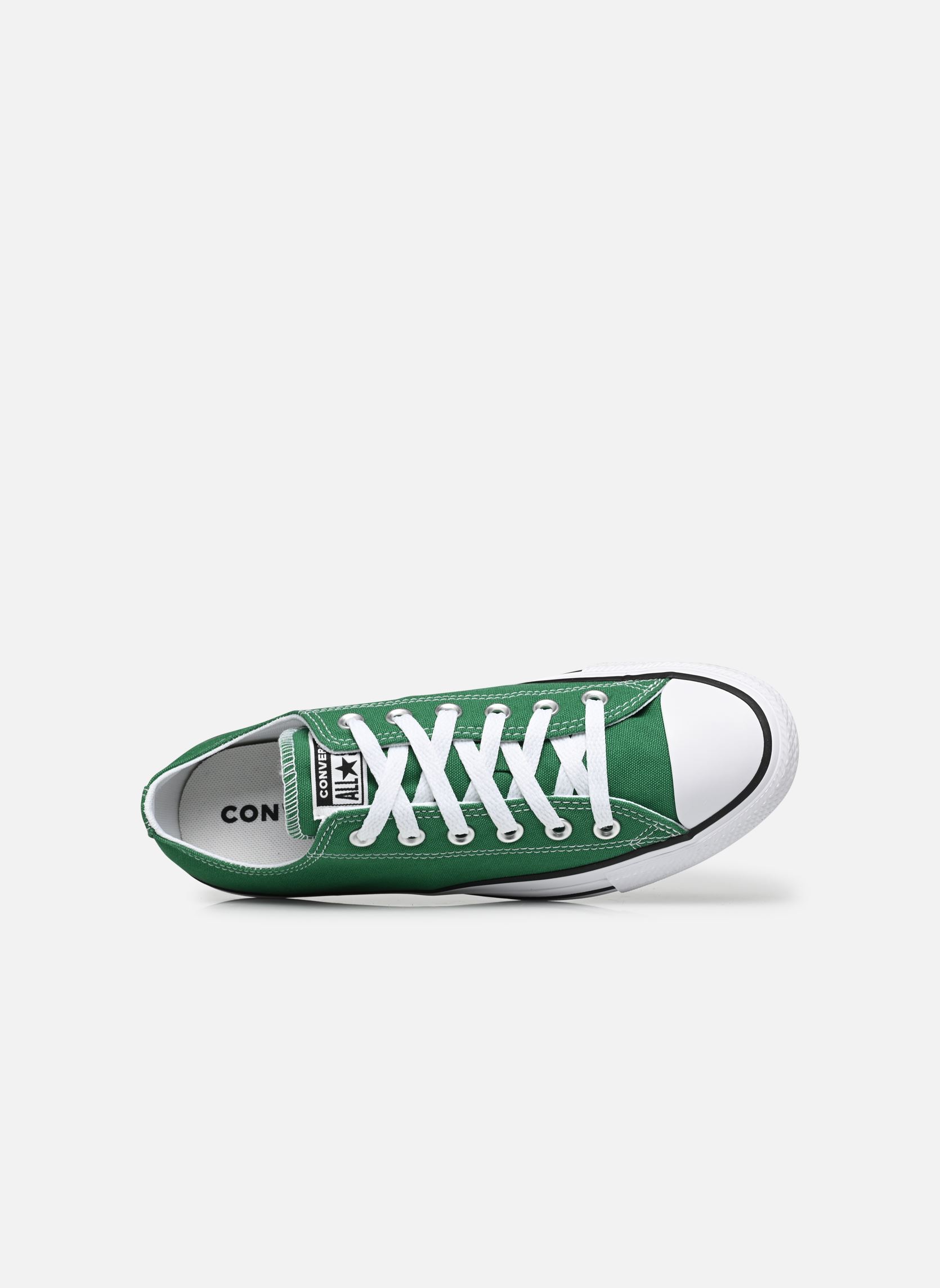 Baskets toile Chuck Taylor All Star Seasonal Color Ox femme vert Converse Baskets toile Chuck Taylor All Star Seasonal Color Ox femme vert AMAZON GREEN
