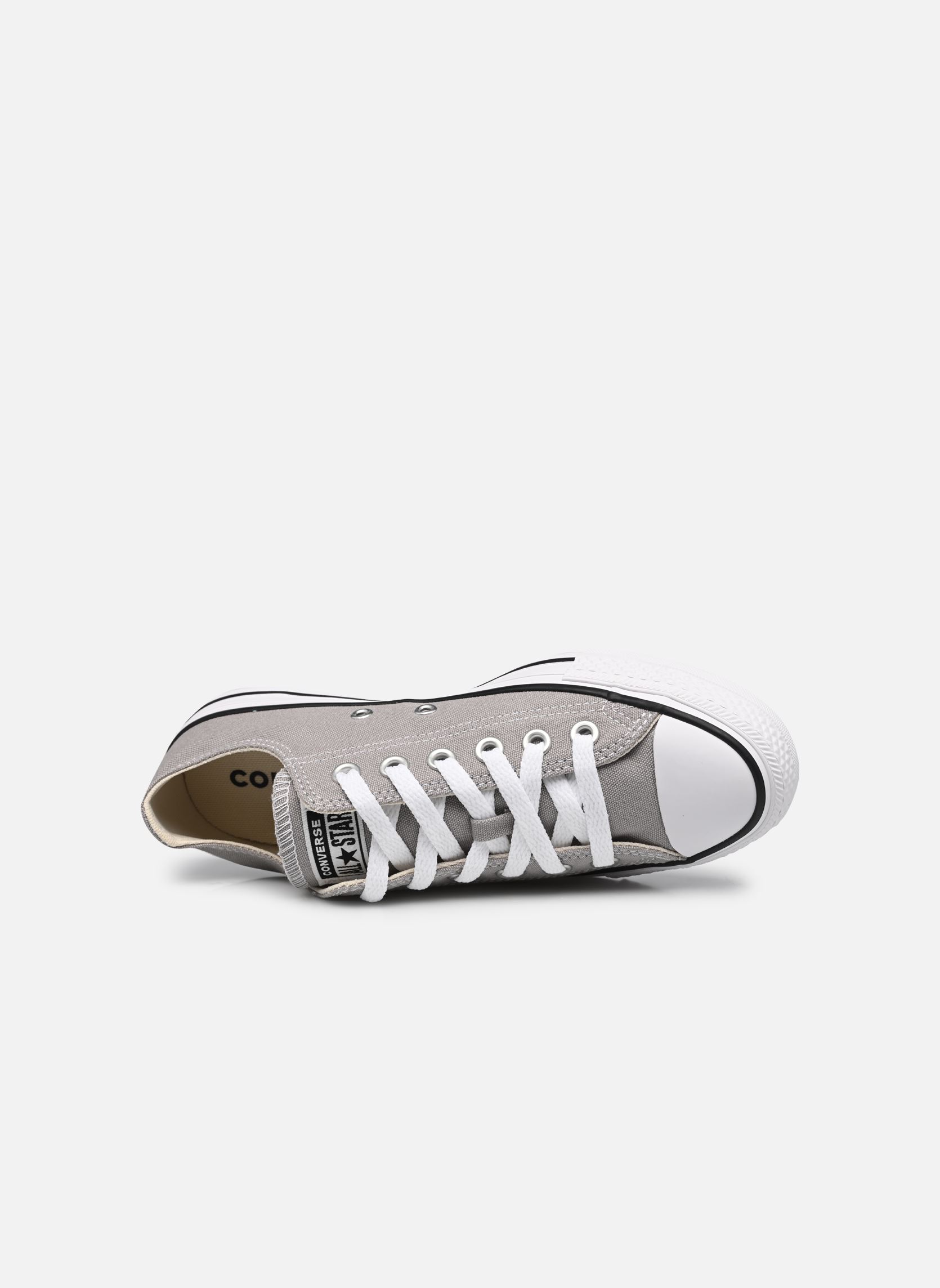 Leinen-Sneaker Chuck Taylor All Star Seasonal Color Ox damen grau Converse Leinen-Sneaker Chuck Taylor All Star Seasonal Color Ox damen grau TOTALLY NEUTRAL
