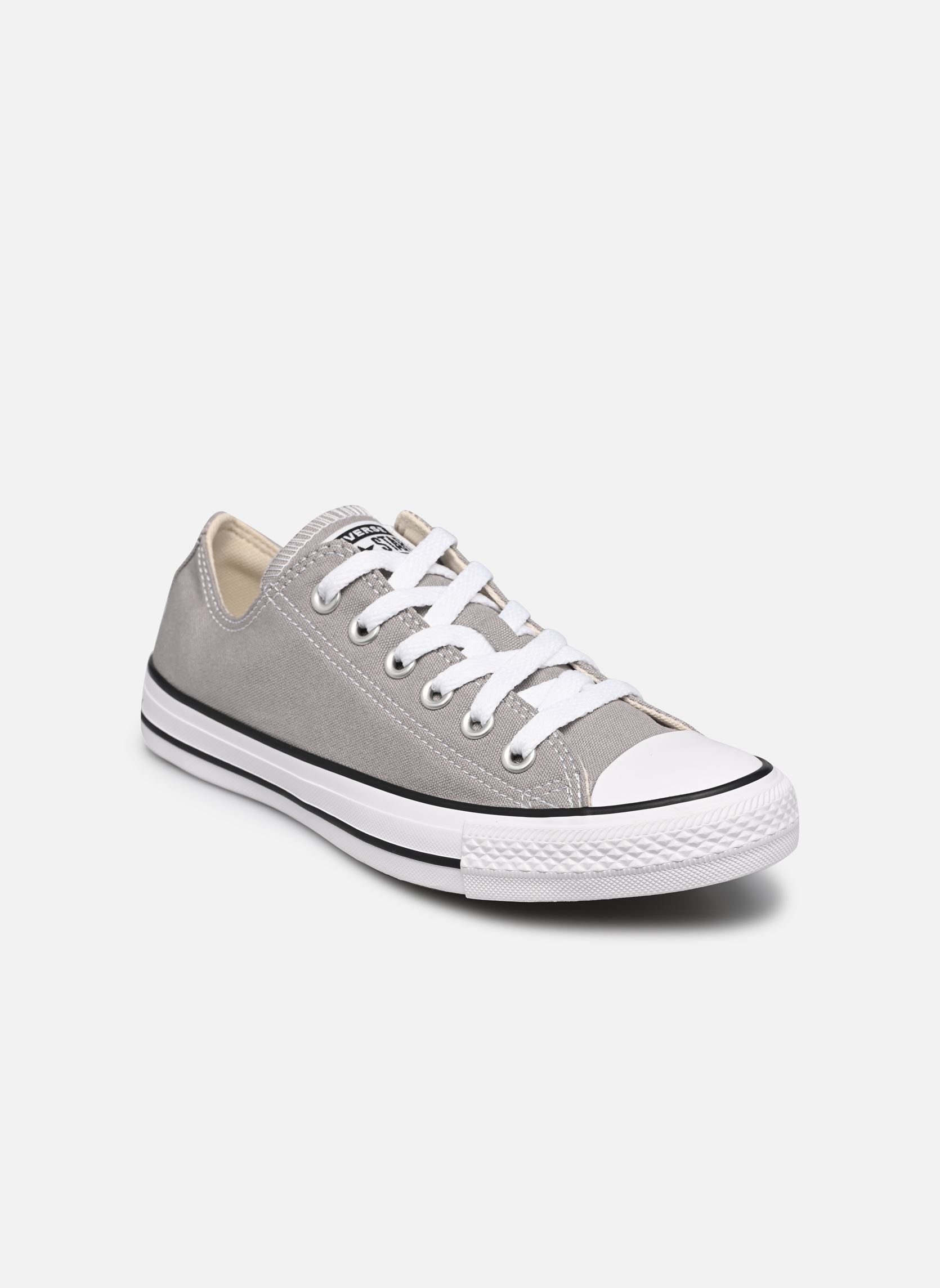 Leinen-Sneaker Chuck Taylor All Star Seasonal Color Ox damen grau Converse Leinen-Sneaker Chuck Taylor All Star Seasonal Color Ox damen grau TOTALLY NEUTRAL