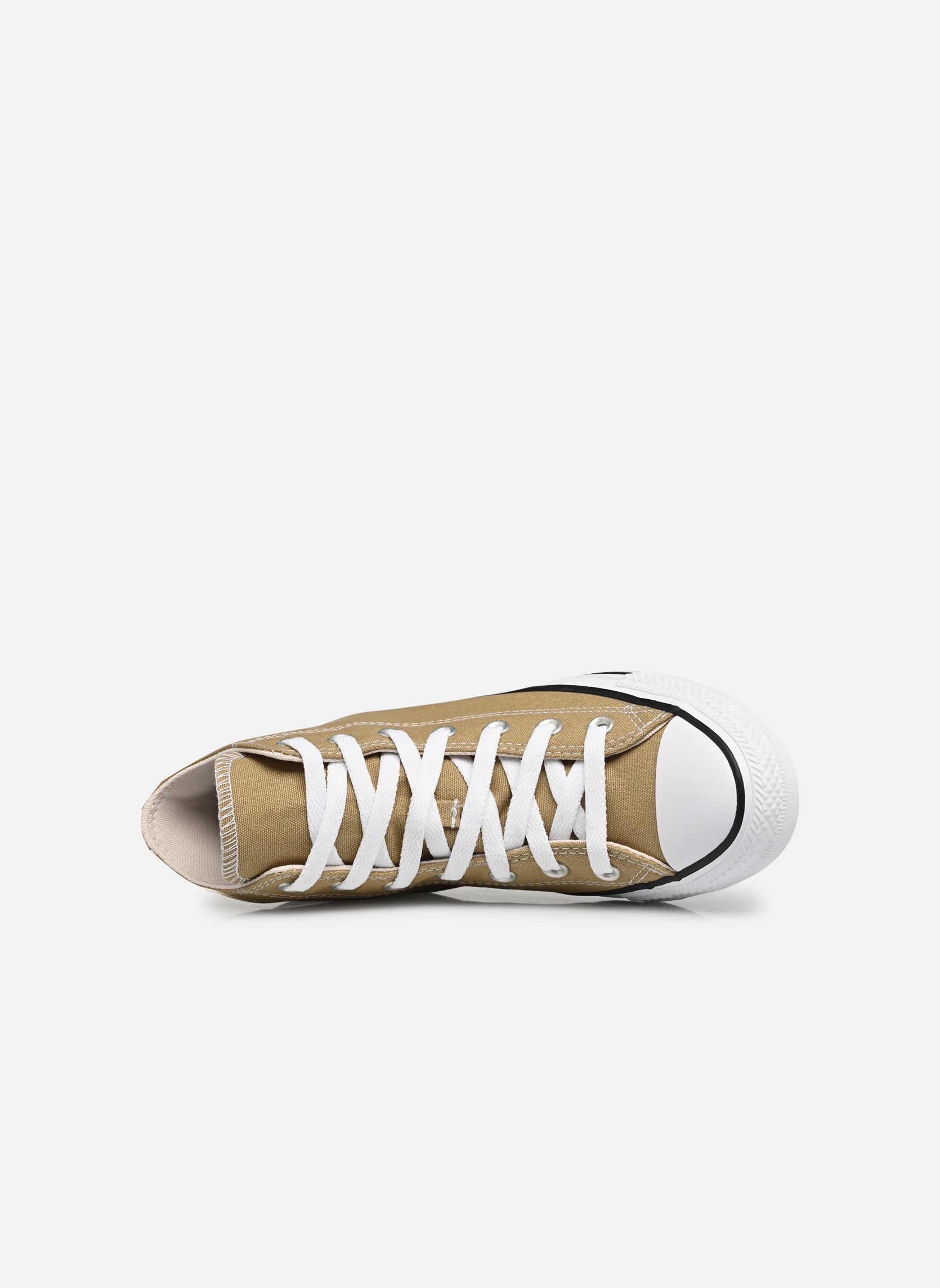Baskets toile Chuck Taylor All Star Seasonal Color Hi femme beige Converse Baskets toile Chuck Taylor All Star Seasonal Color Hi femme beige TOAD