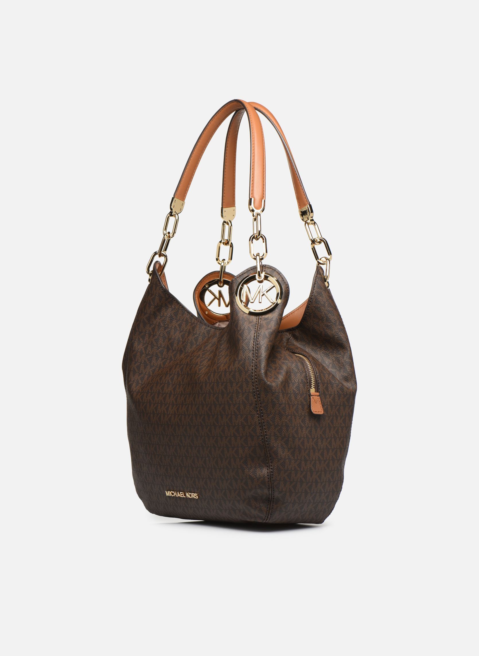 Tassen LILIE LG CHAIN SHOULDER TOTE dames bruin Michael Michael Kors Tassen LILIE LG CHAIN SHOULDER TOTE dames bruin BROWN ACORN