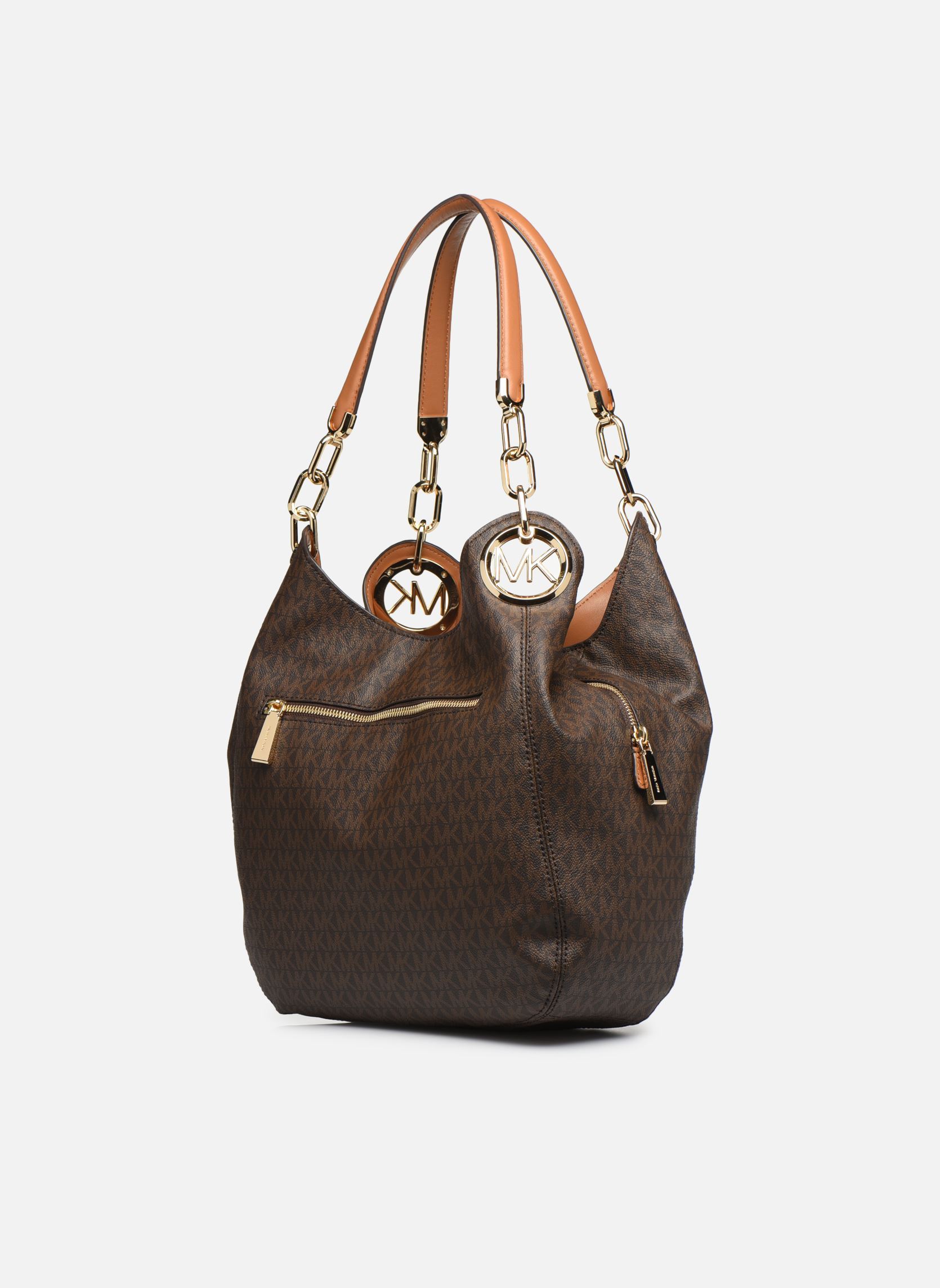 Tassen LILIE LG CHAIN SHOULDER TOTE dames bruin Michael Michael Kors Tassen LILIE LG CHAIN SHOULDER TOTE dames bruin BROWN ACORN