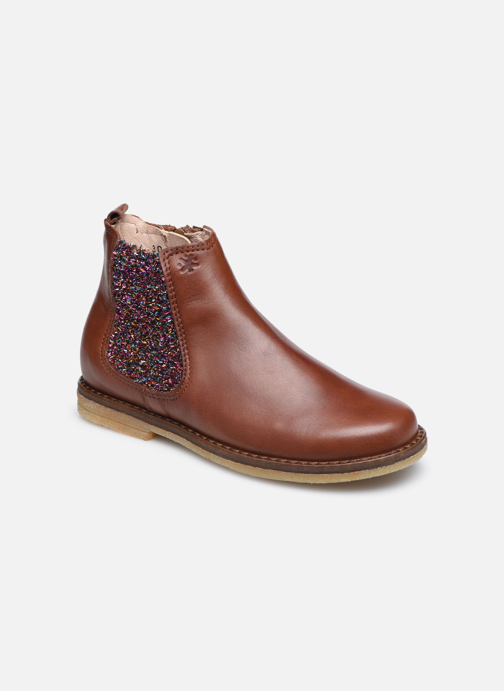 Stiefeletten / Ankle Boots 5274 mädchen braun Acebo's Stiefeletten / Ankle Boots 5274 mädchen braun CUERO 2