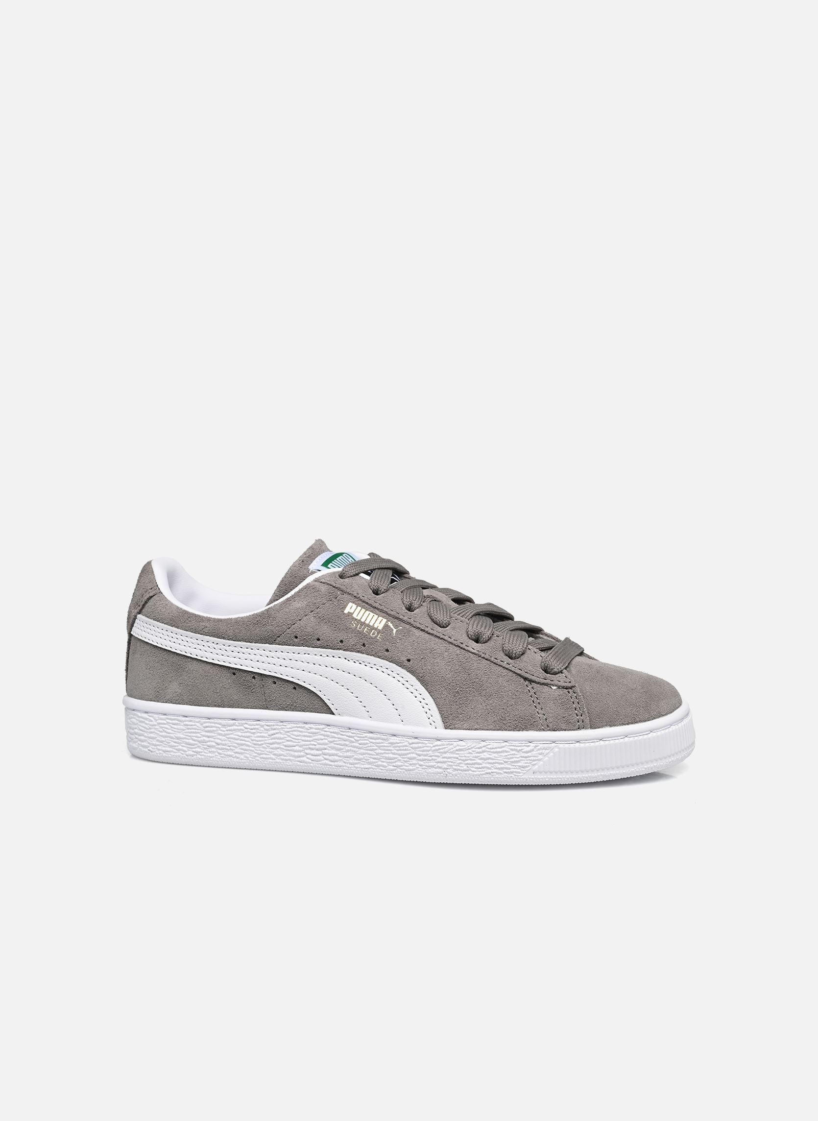 Niedrige Sneaker Suede Classic W damen grau Puma Niedrige Sneaker Suede Classic W damen grau CAST IRON-PUMA WHITE