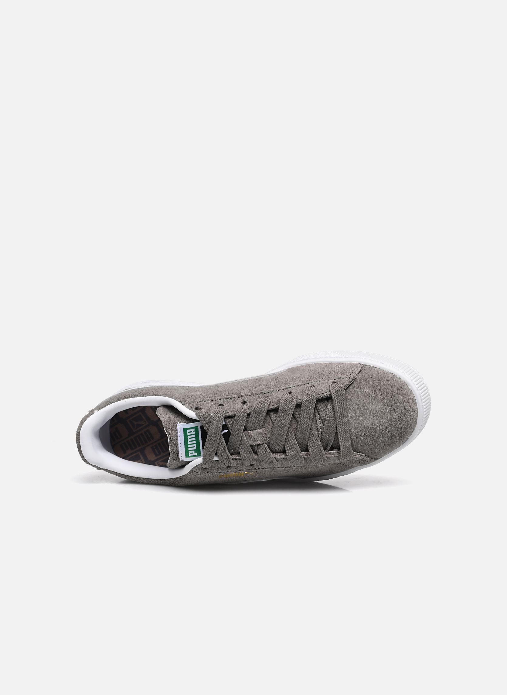 Niedrige Sneaker Suede Classic W damen grau Puma Niedrige Sneaker Suede Classic W damen grau CAST IRON-PUMA WHITE