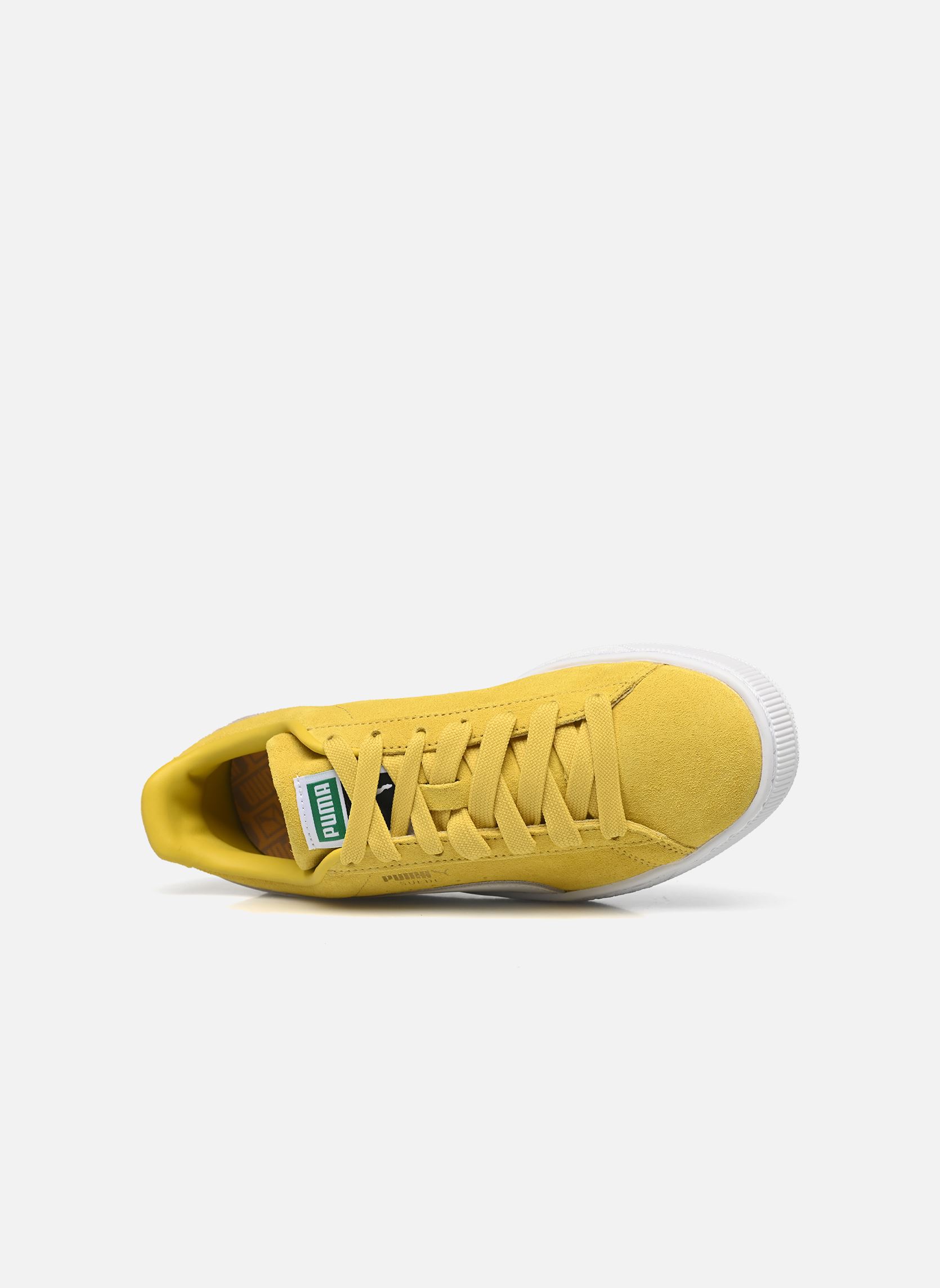 Baskets basses Suede Classic W femme jaune Puma Baskets basses Suede Classic W femme jaune FRESH PEAR-PUMA WHITE