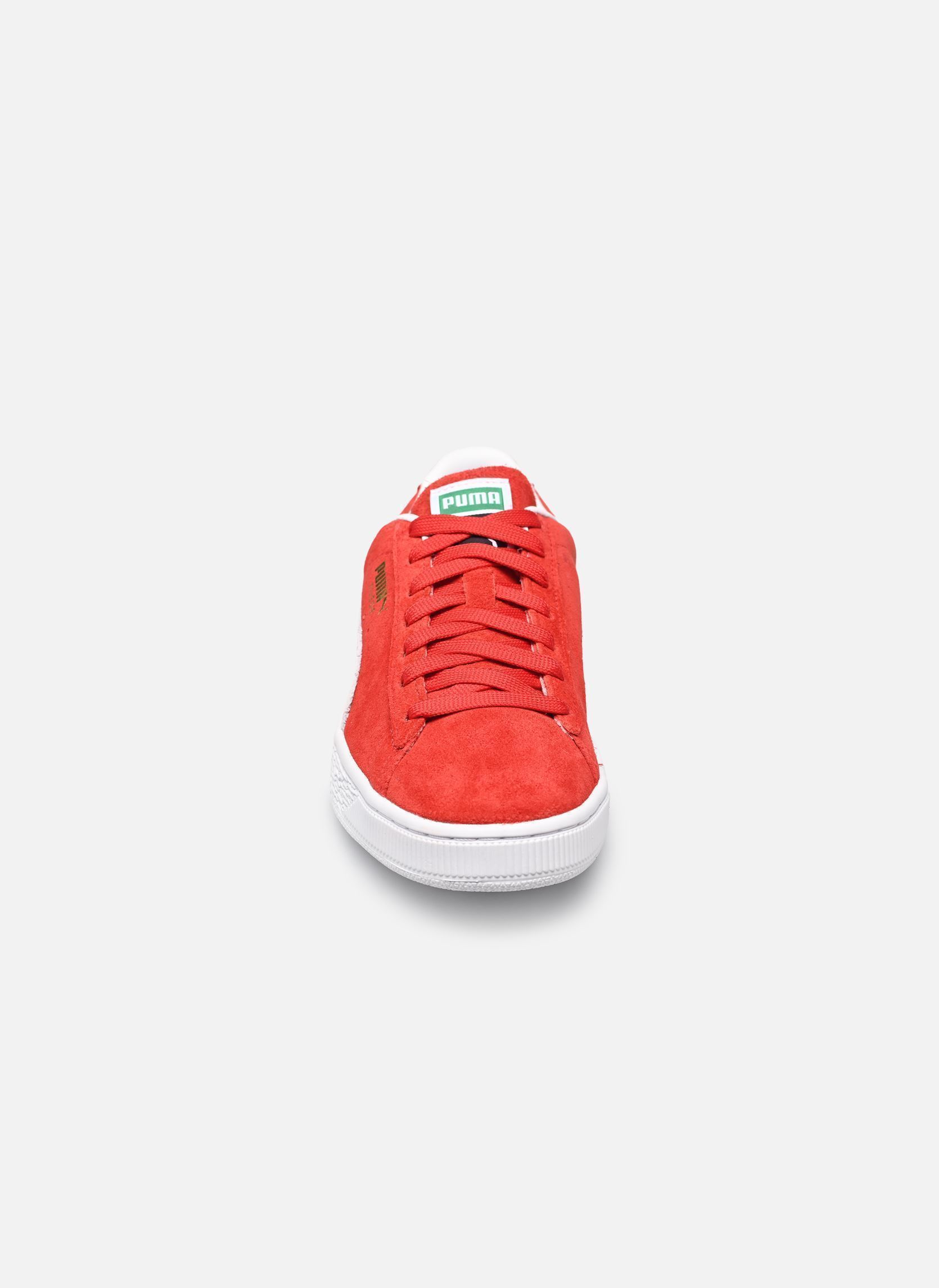 Niedrige Sneaker Suede Classic W damen rot Puma Niedrige Sneaker Suede Classic W damen rot FOR ALL TIME RED-PUMA WHITE