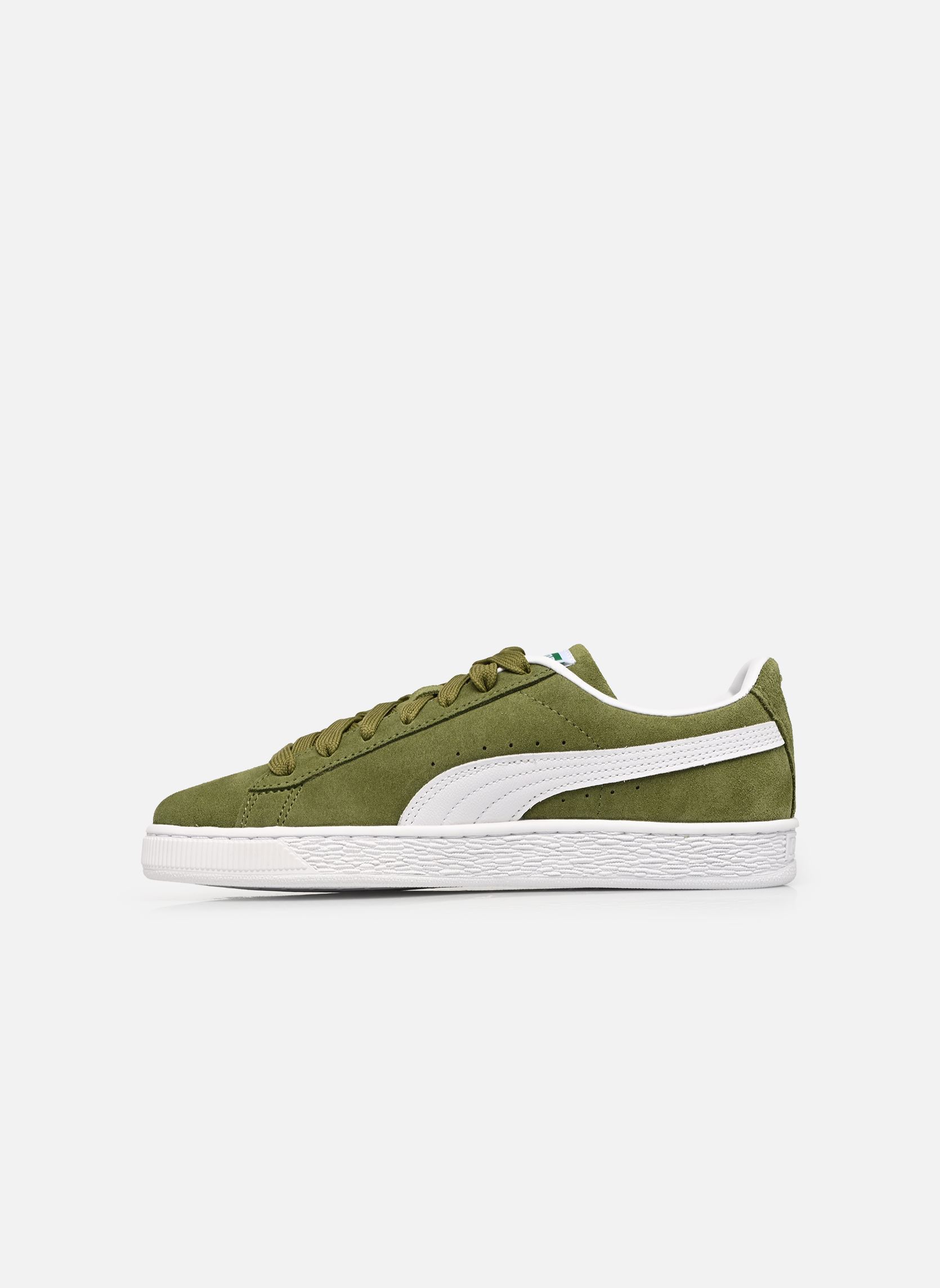 Lage sneakers Suede Classic W dames groen Puma Lage sneakers Suede Classic W dames groen OLIVE GREEN-PUMA WHITE