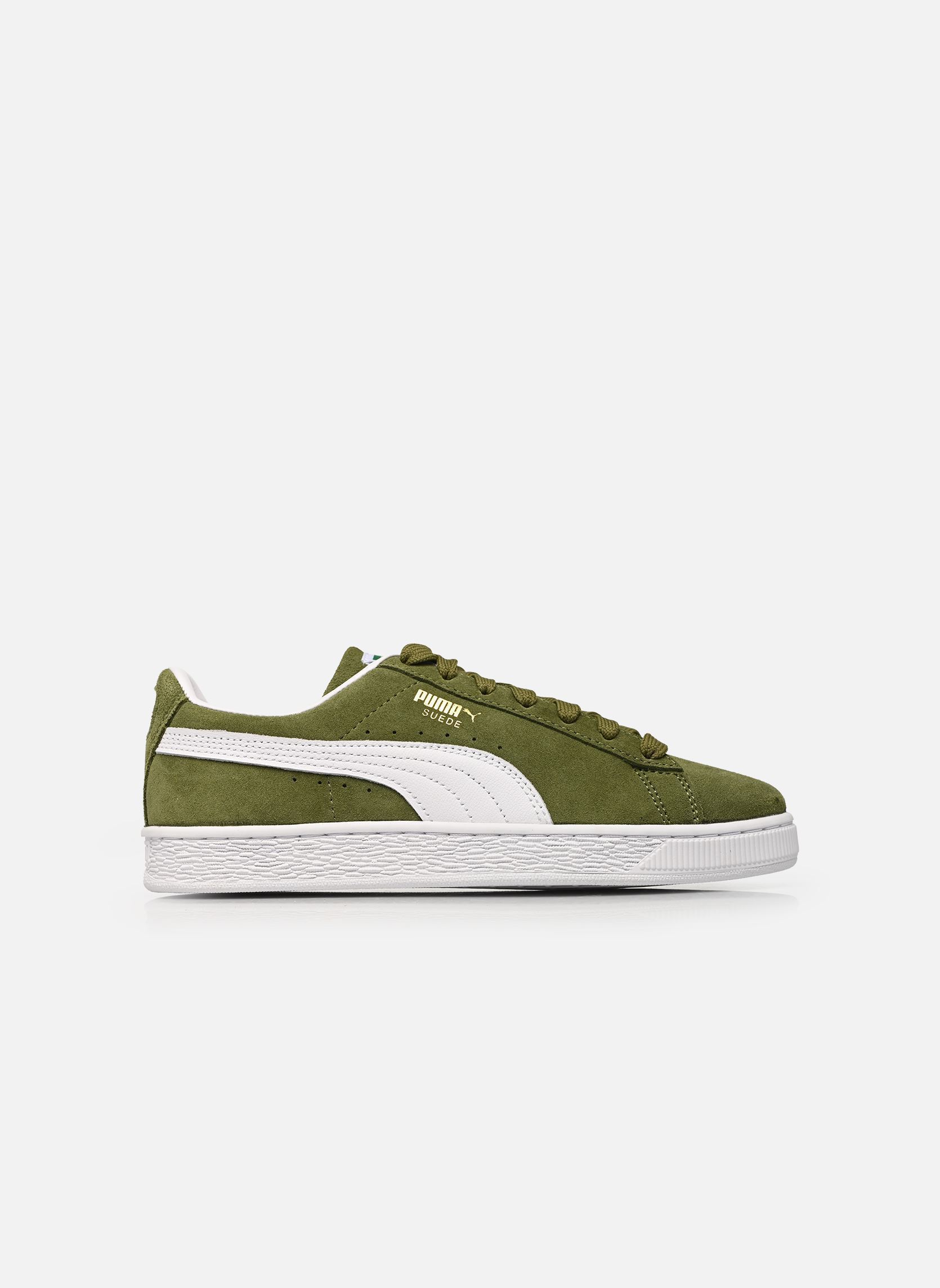 Lage sneakers Suede Classic W dames groen Puma Lage sneakers Suede Classic W dames groen OLIVE GREEN-PUMA WHITE