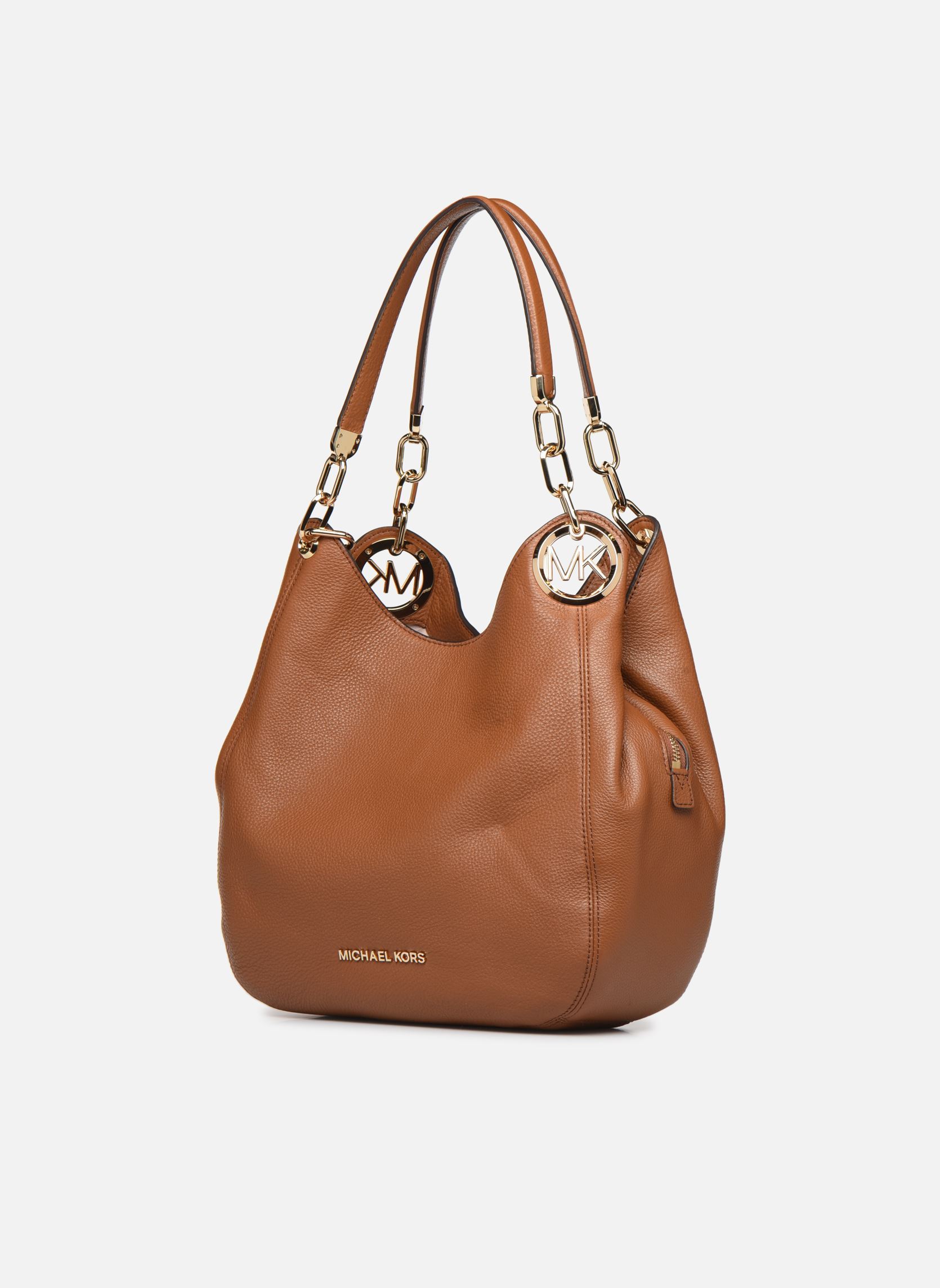 Tassen LILLIE LG CHAIN SHOULDER TOTE dames bruin Michael Michael Kors Tassen LILLIE LG CHAIN SHOULDER TOTE dames bruin Luggage