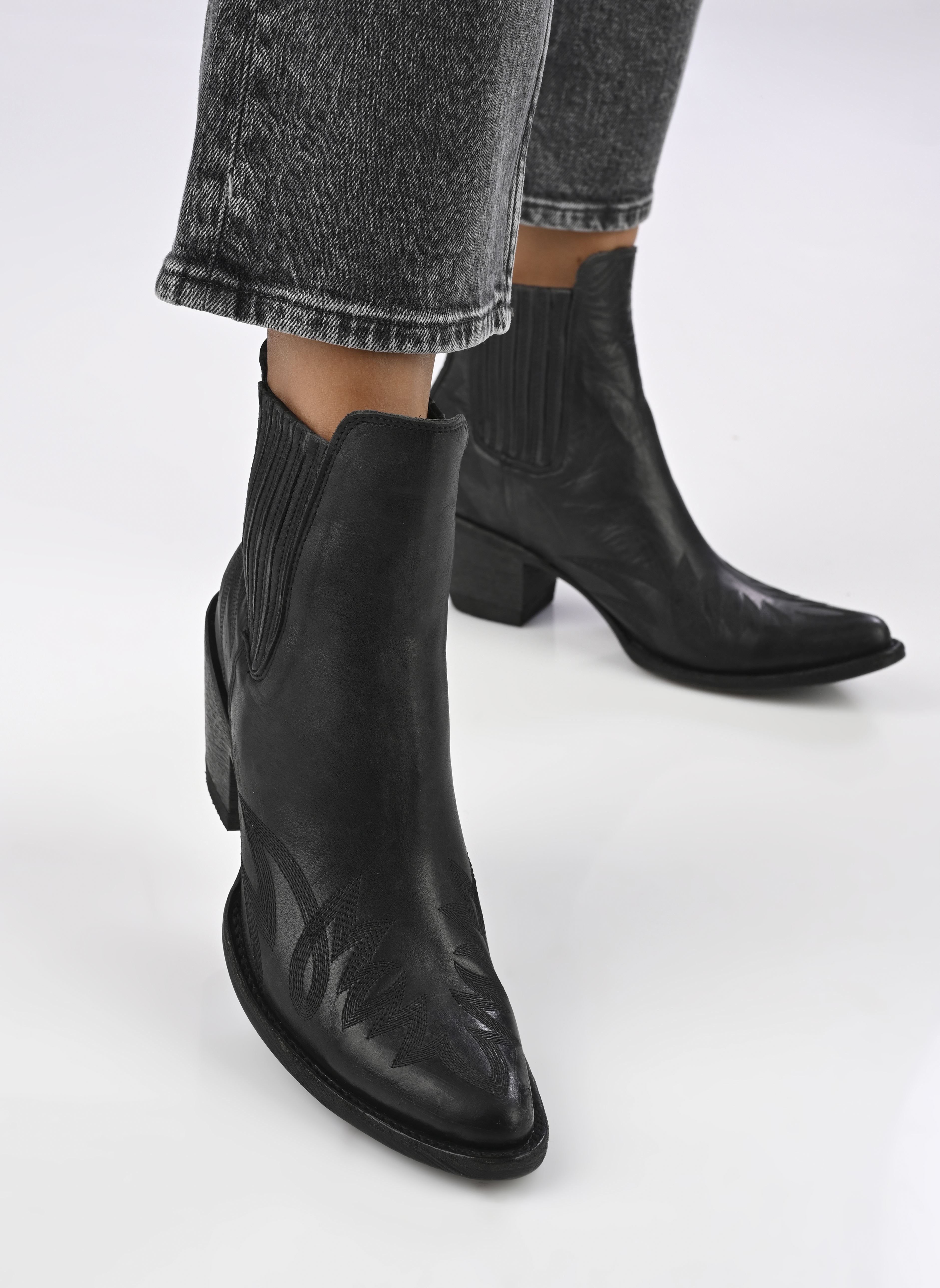 Cowboy-Stiefeletten Gaucho 2 damen schwarz Mexicana Cowboy-Stiefeletten Gaucho 2 damen schwarz BLACK DESTROY