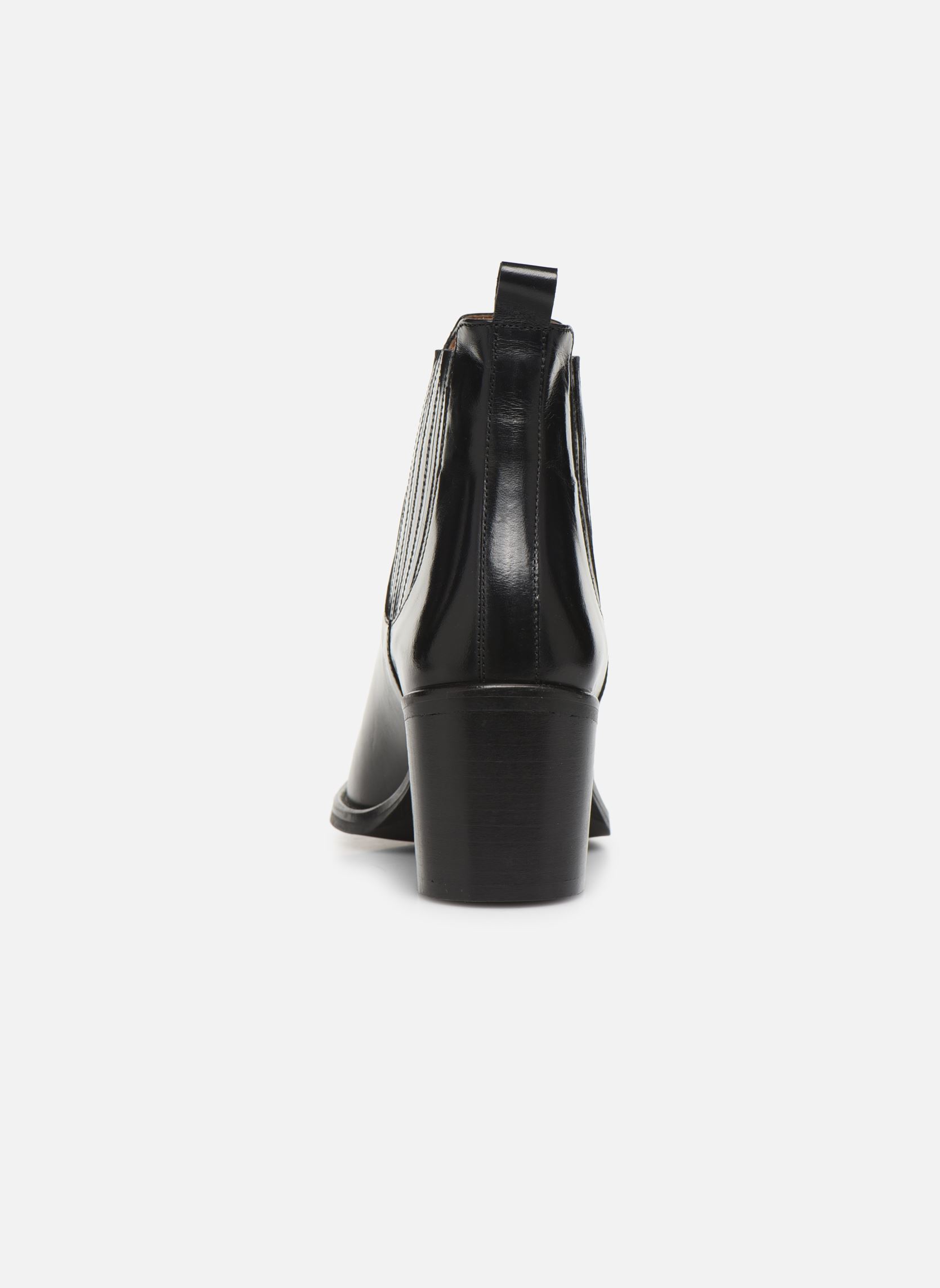 Niedrige Ankle Boots Echupa damen schwarz Georgia Rose Niedrige Ankle Boots Echupa damen schwarz Cuir noir