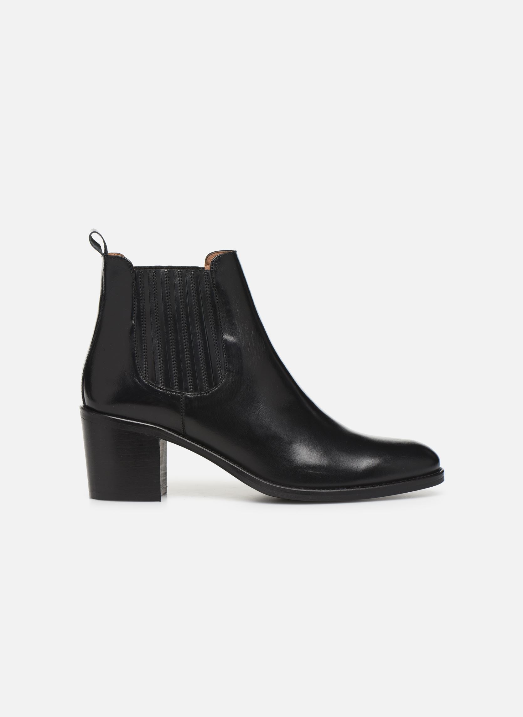 Niedrige Ankle Boots Echupa damen schwarz Georgia Rose Niedrige Ankle Boots Echupa damen schwarz Cuir noir