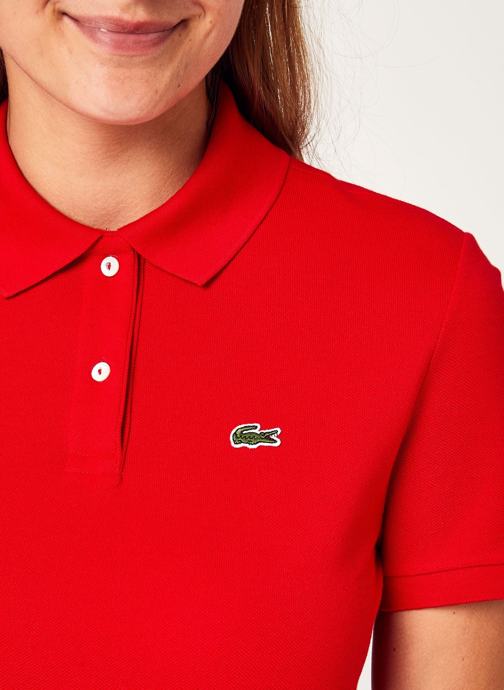 Polo's Polo regular fit Lacoste dames rood Lacoste Polo's Polo regular fit Lacoste dames rood 240 ROUGE