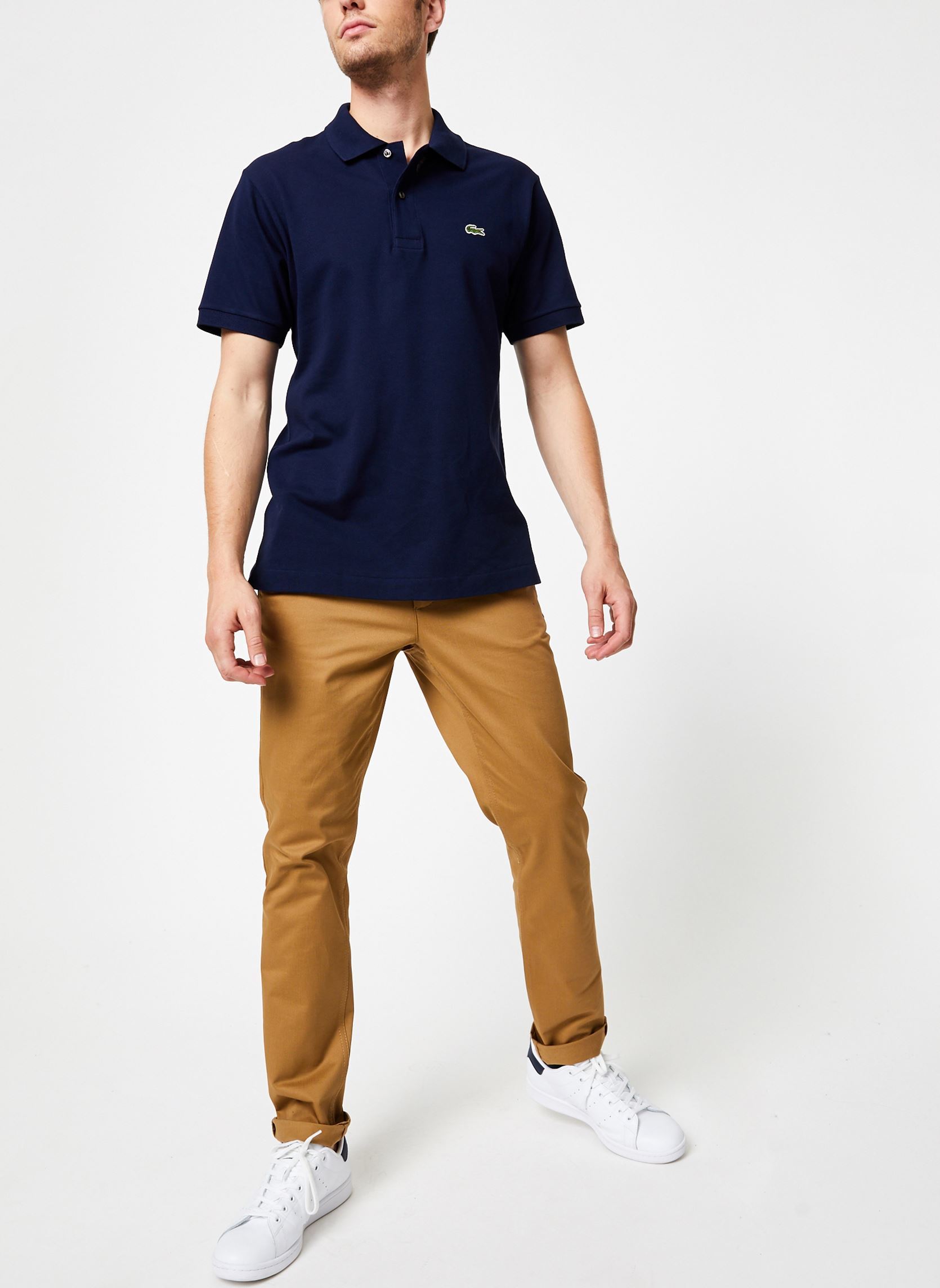 Polos Polo Classique L1212 Manches Courtes homme bleu Lacoste Polos Polo Classique L1212 Manches Courtes homme bleu 166 MARINE