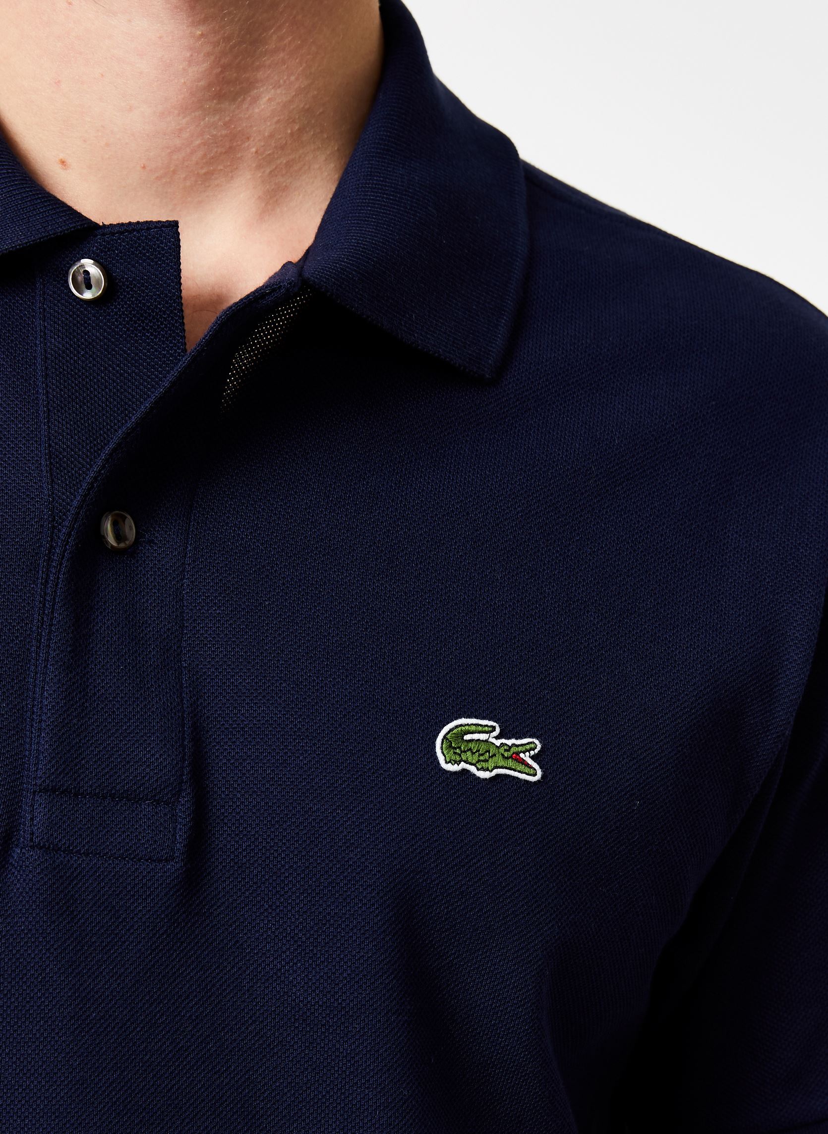 Polos Polo Classique L1212 Manches Courtes homme bleu Lacoste Polos Polo Classique L1212 Manches Courtes homme bleu 166 MARINE