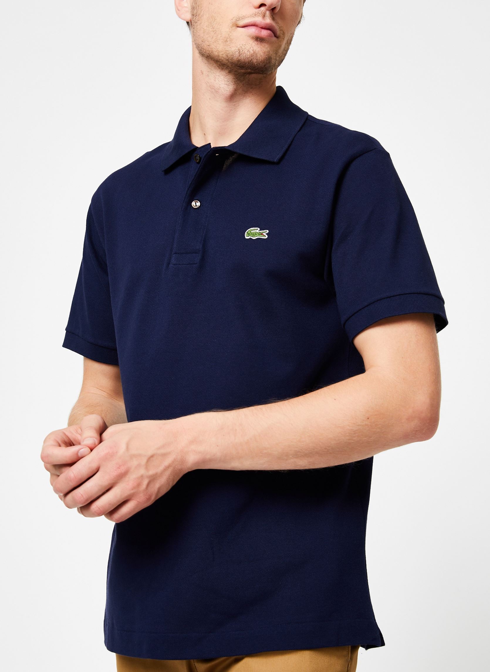 Polos Polo Classique L1212 Manches Courtes homme bleu Lacoste Polos Polo Classique L1212 Manches Courtes homme bleu 166 MARINE