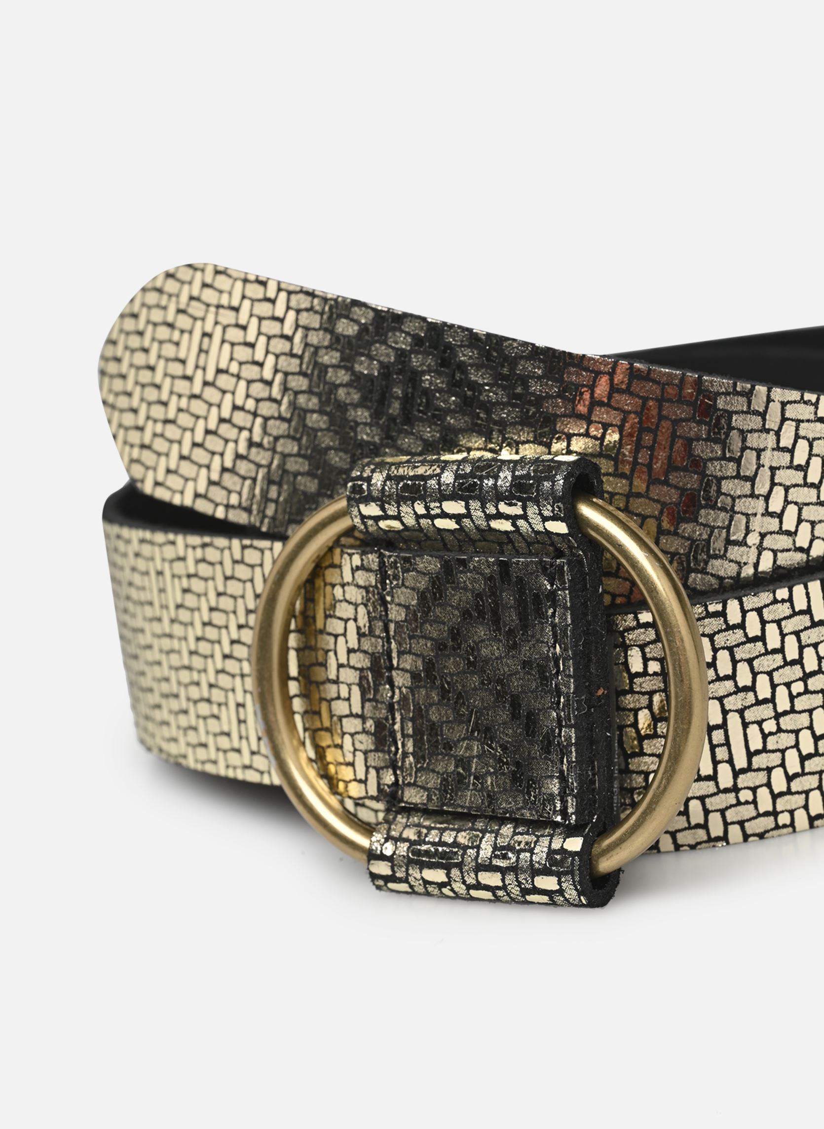 Gürtel PILJA LEATHER JEANS BELT 3,2cm damen silber Pieces Gürtel PILJA LEATHER JEANS BELT 3,2cm damen silber GOLD COLOUR METAL