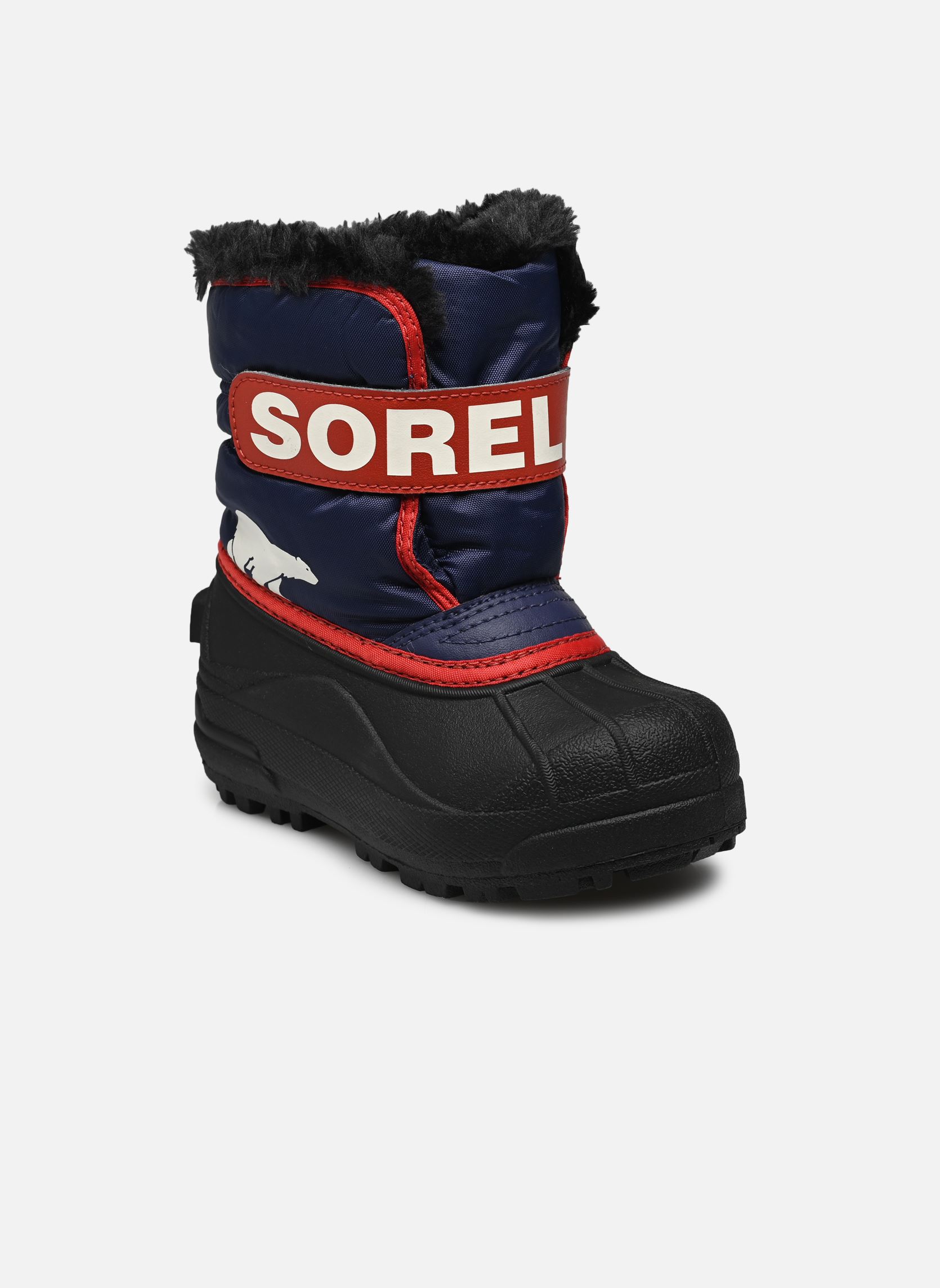 Bottes de neige Childrens Snow Commander bleu Sorel Bottes de neige Childrens Snow Commander bleu NOCTURNAL / SAIL RED