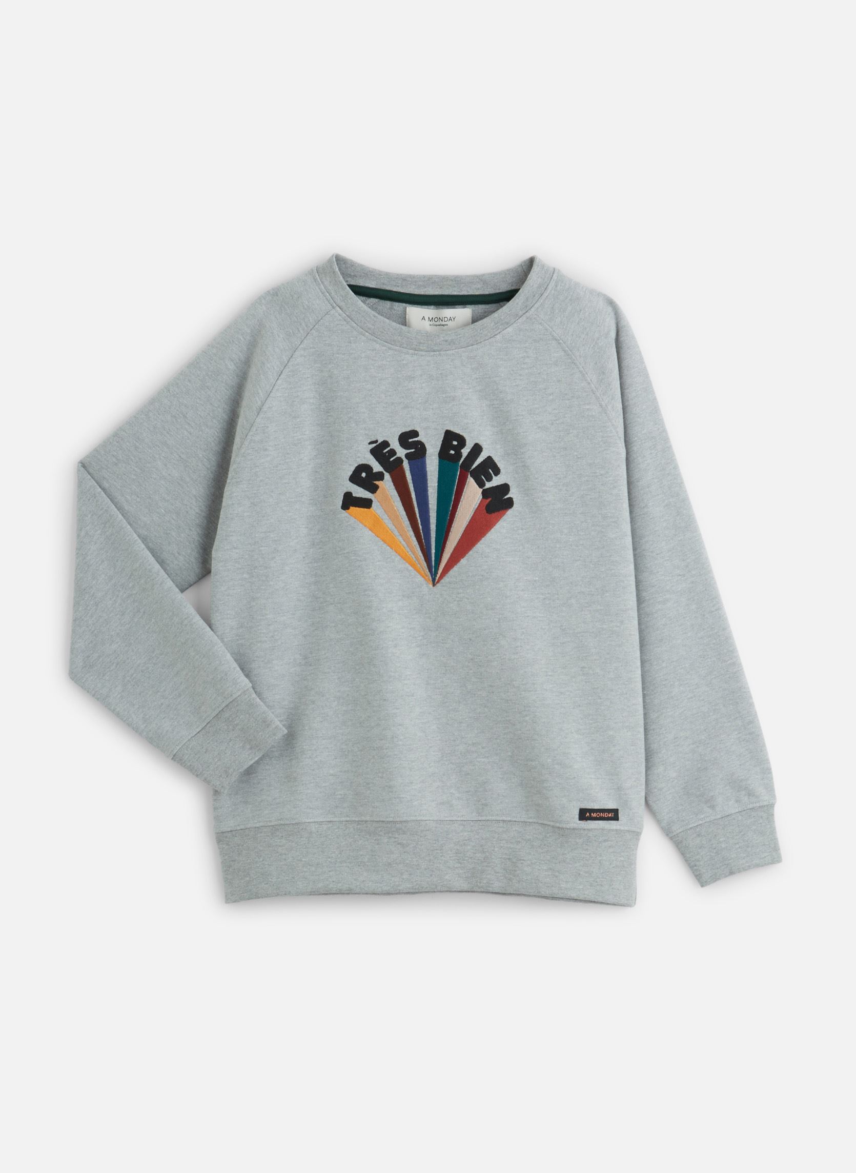 Sweats Ludvig Sweat gris A Monday In Copenhagen Sweats Ludvig Sweat gris GREY MELANGE